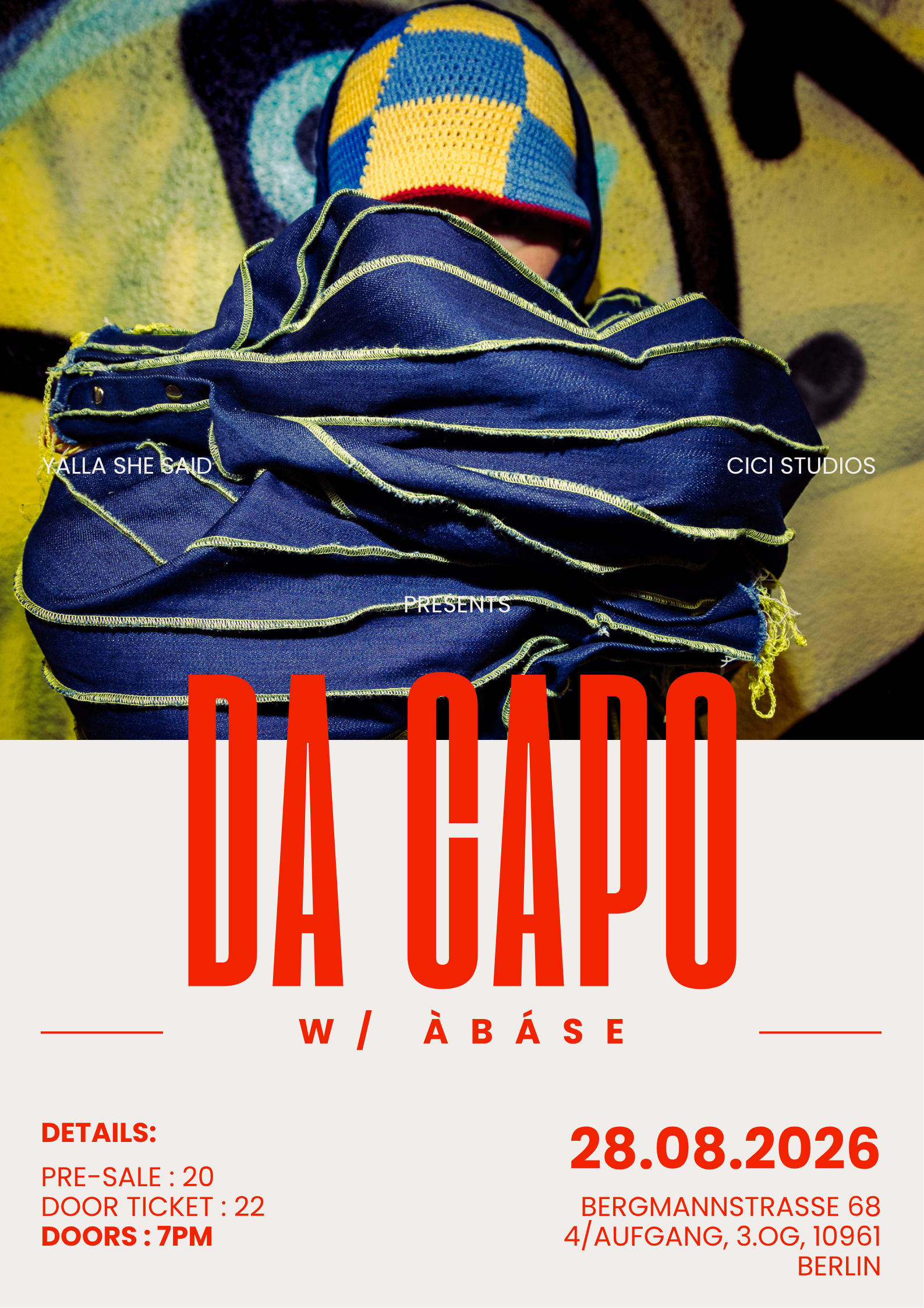 Da Capo W/ Àbáse - Live @ Cici Studios Berlin