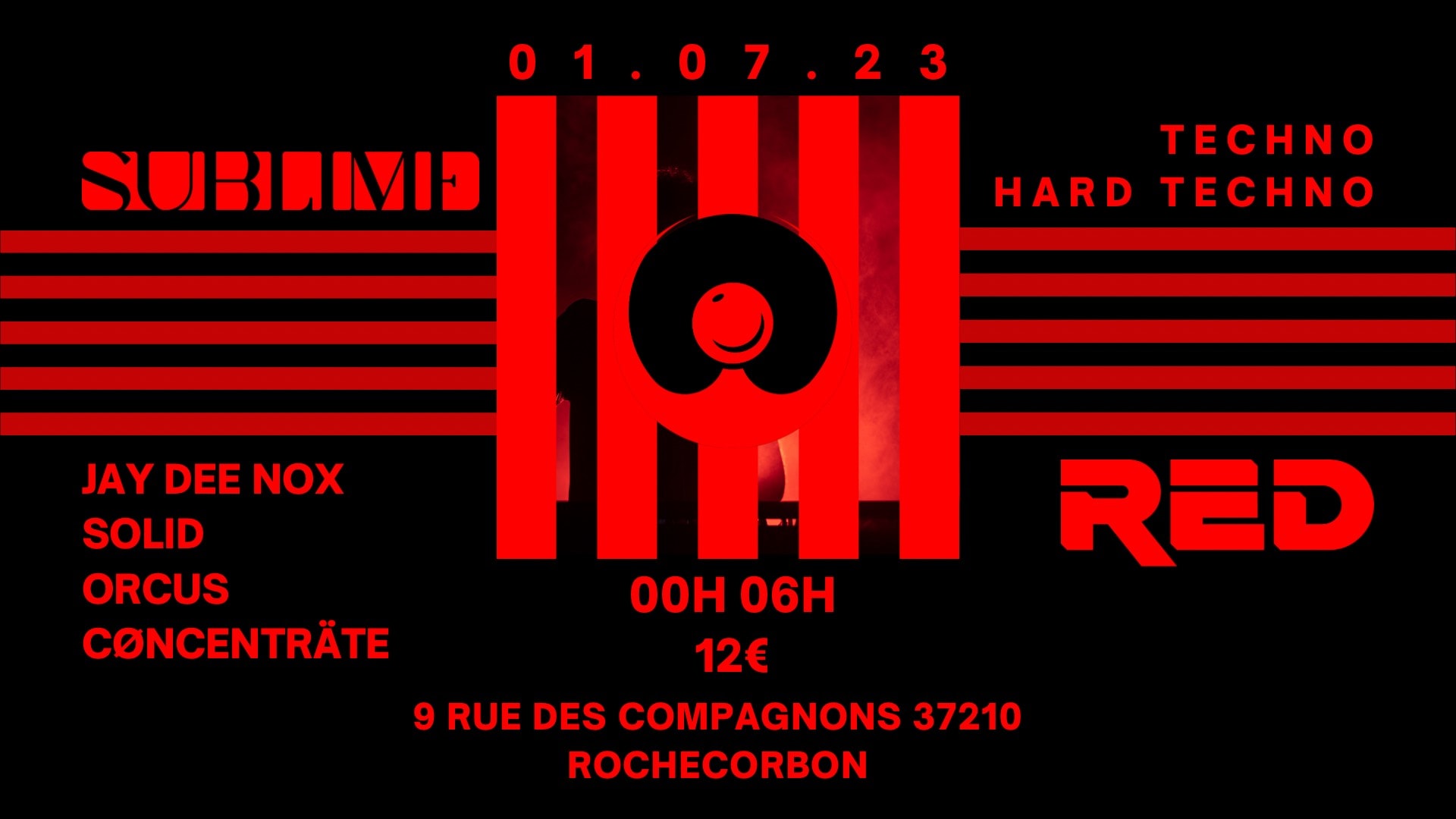 Sublime X Red Invite Cøncenträte, Solid, Orcus, Jay Dee Nox