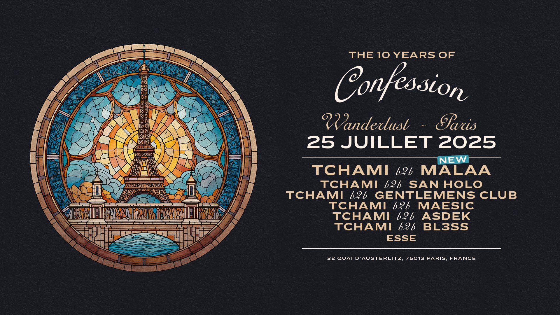 The 10 Years Of Confession W/ Tchami, Malaa, San Holo & More