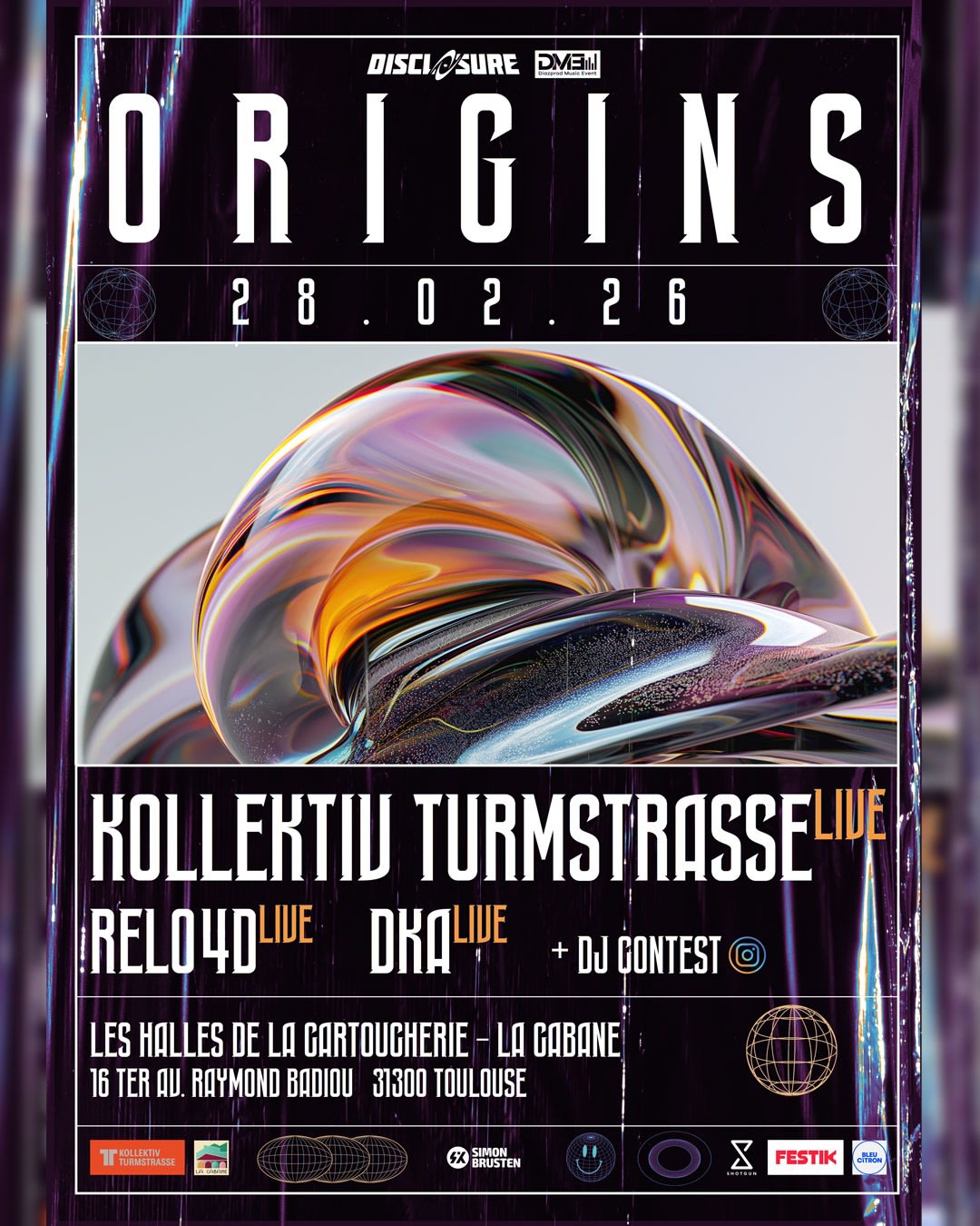 '' Origins '' On Tour Présente Kollektiv Turmstrasse (Live)