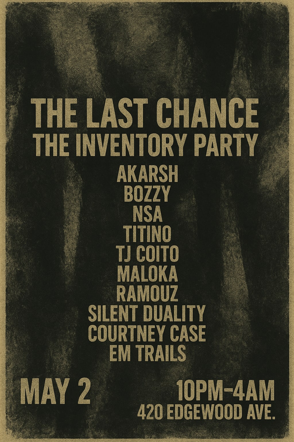 The Last Chance (Inventory Party)