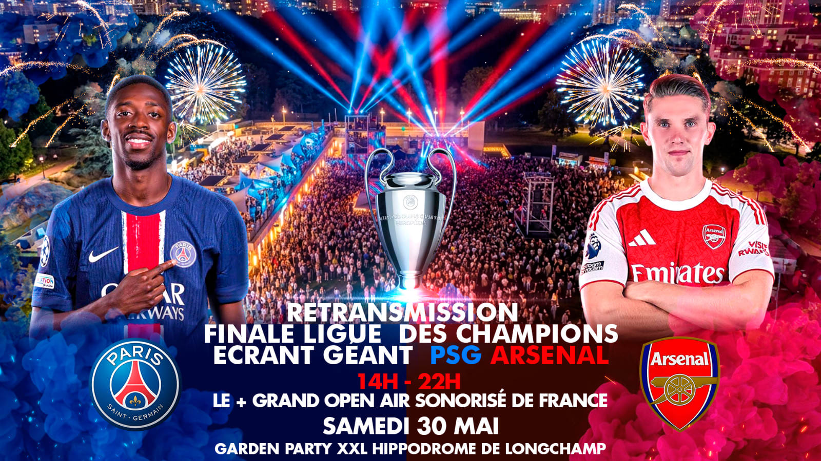 Finale Ligue Des Champions Psg Écran Geant Paris Longchamp
