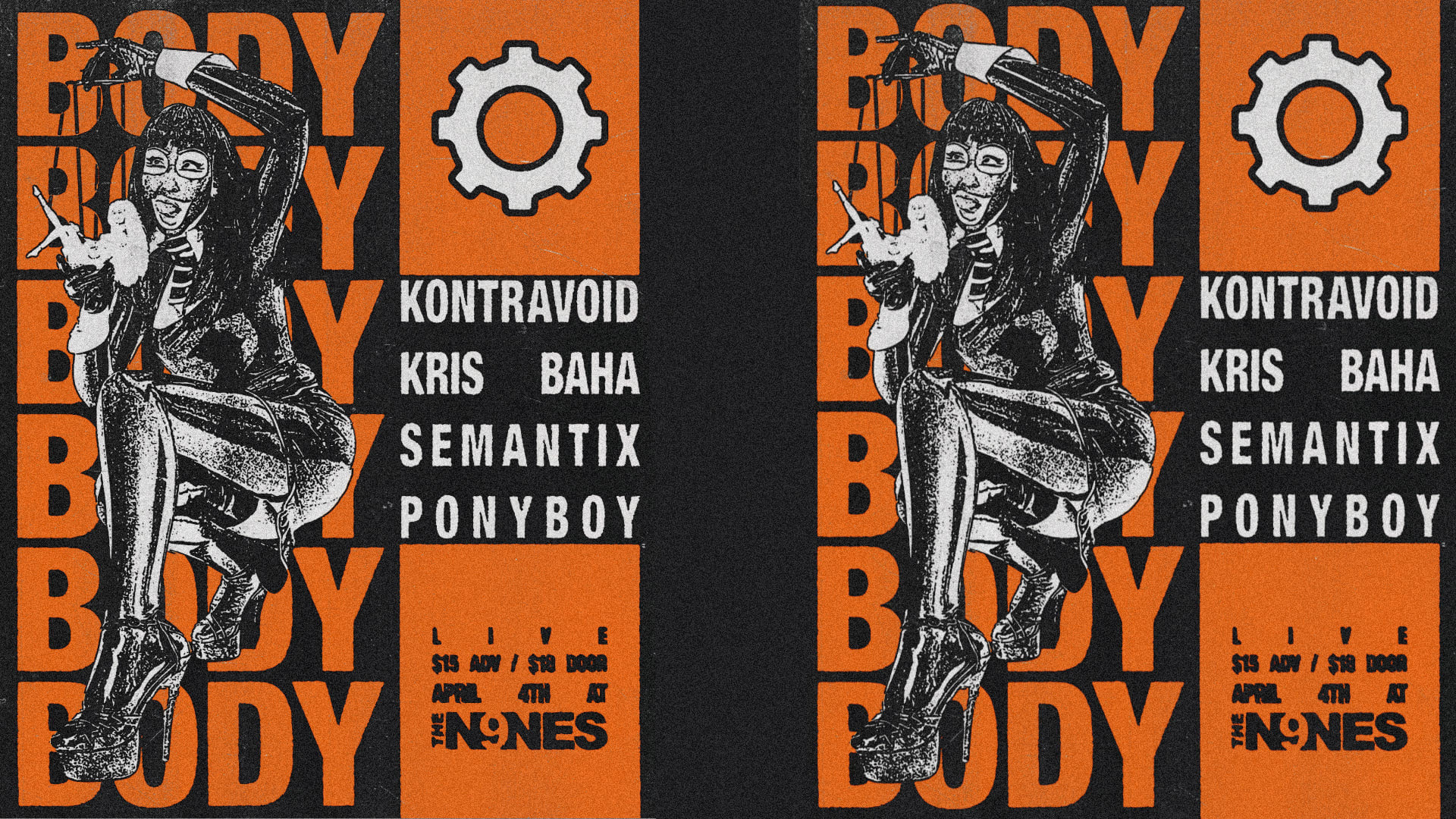 Kontravoid & Kris Baha @ Nines Bar
