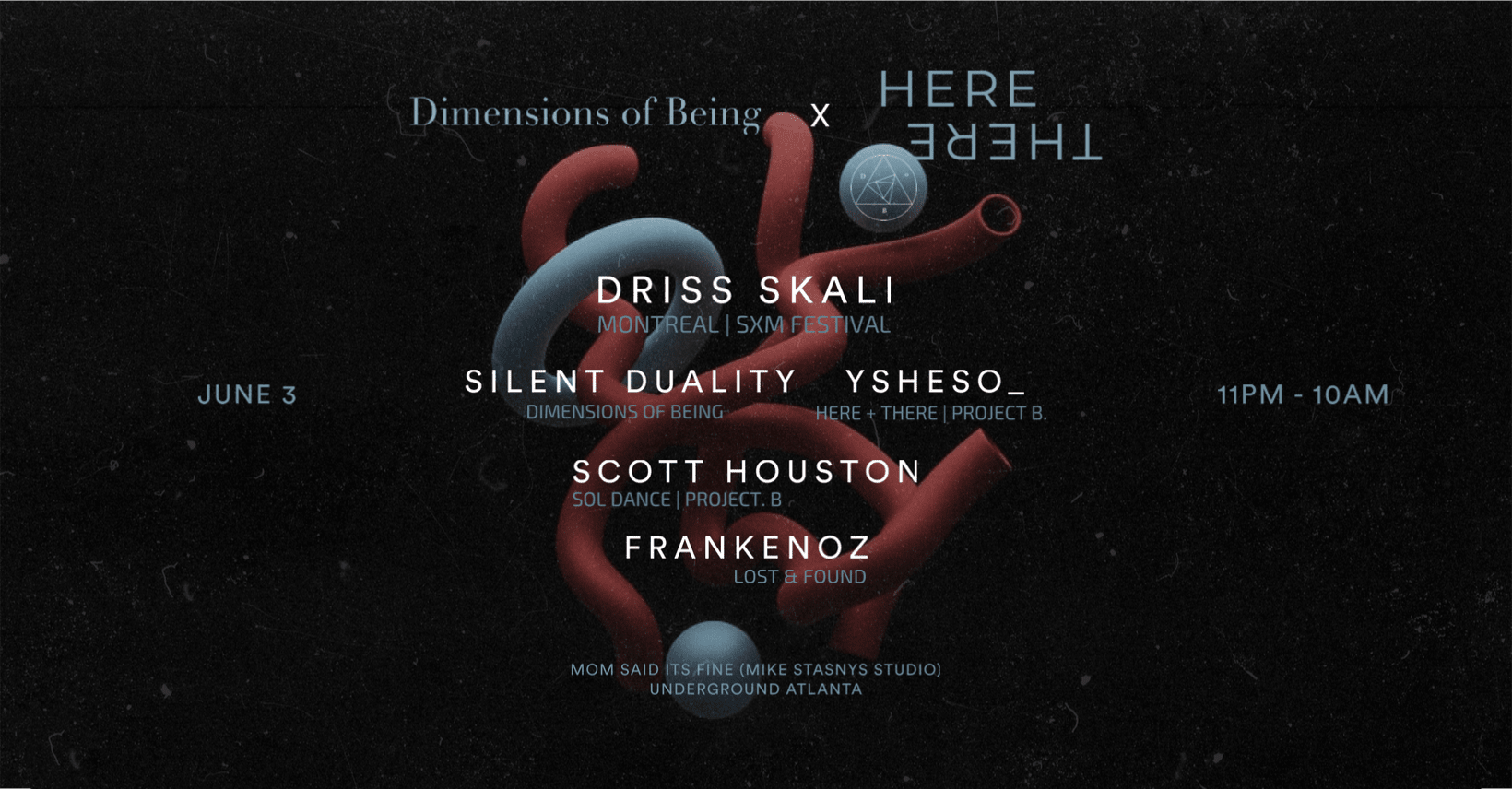 Dimensions Of Being X Here + There Present Driss Skali