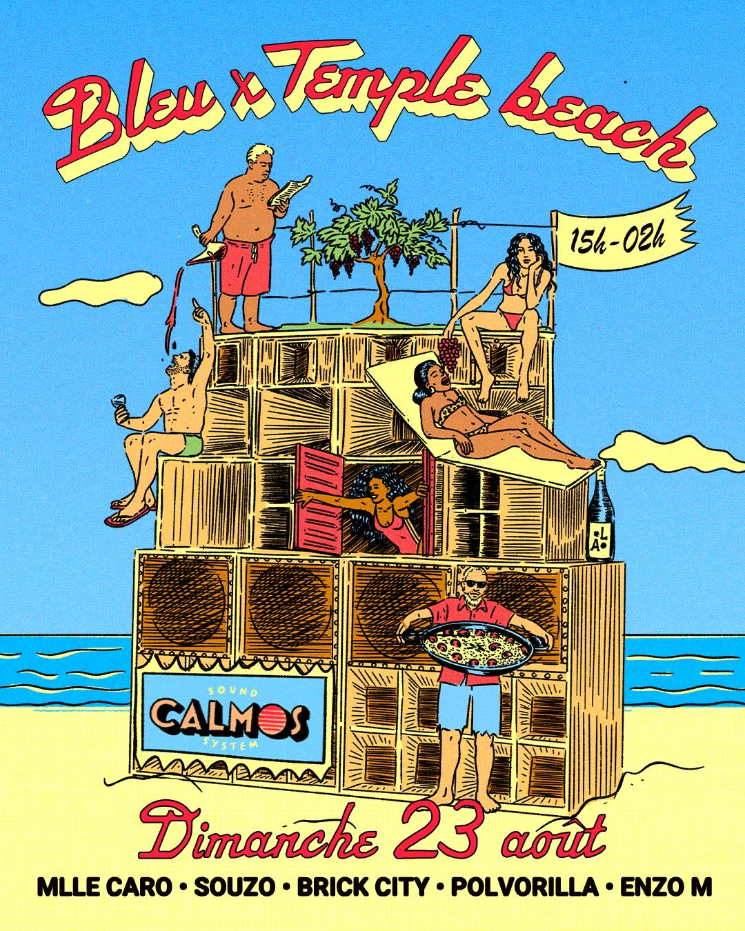 Bleu X Temple Beach