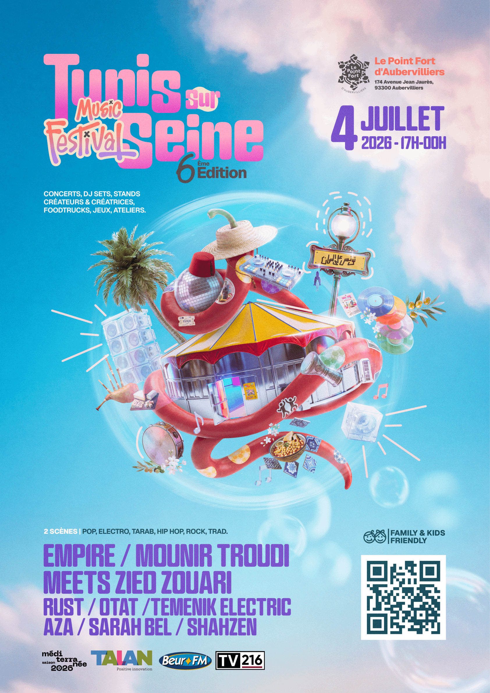 Tunis Sur Seine Music Festival #6 : Emp1re · Mounir Troudi..