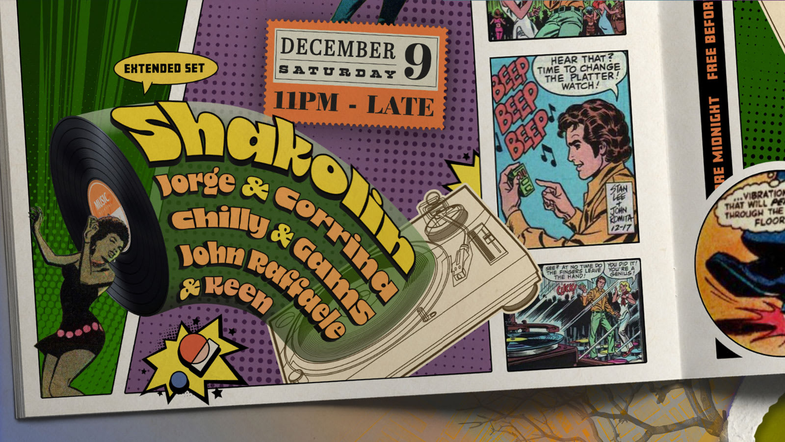 Apollo Studio W/ Shakolin, Keen, John Raffaele, Jorge, More.