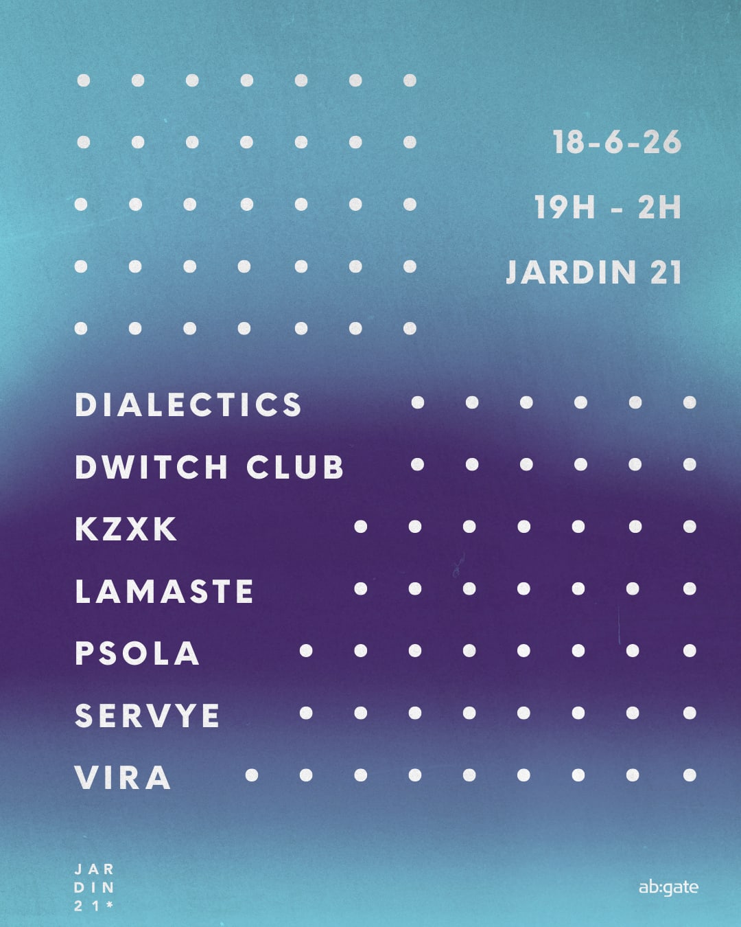 Ab:Gate X Jardin21 ~ Open Air