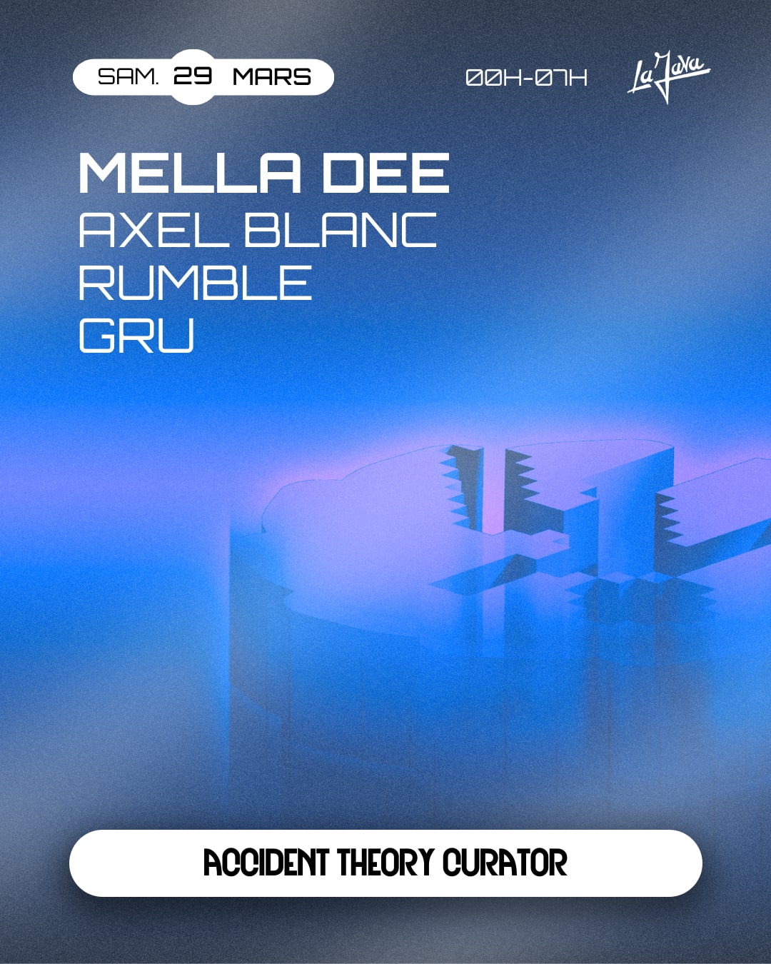 Accident Theory : Mella Dee, Axel Blanc, Gru & Rumble