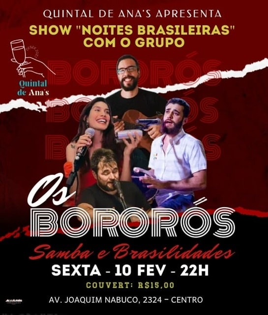 Os Bororós - Noite De Samba E Brasilidades 