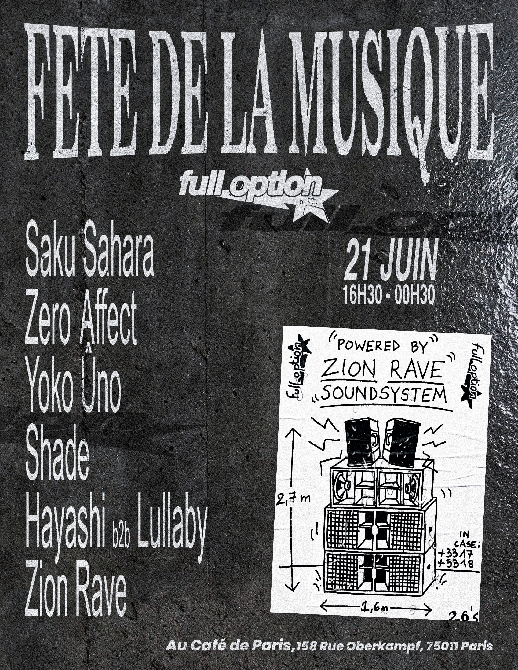 Full Option - Fete De La Musique (Free Open Air)
