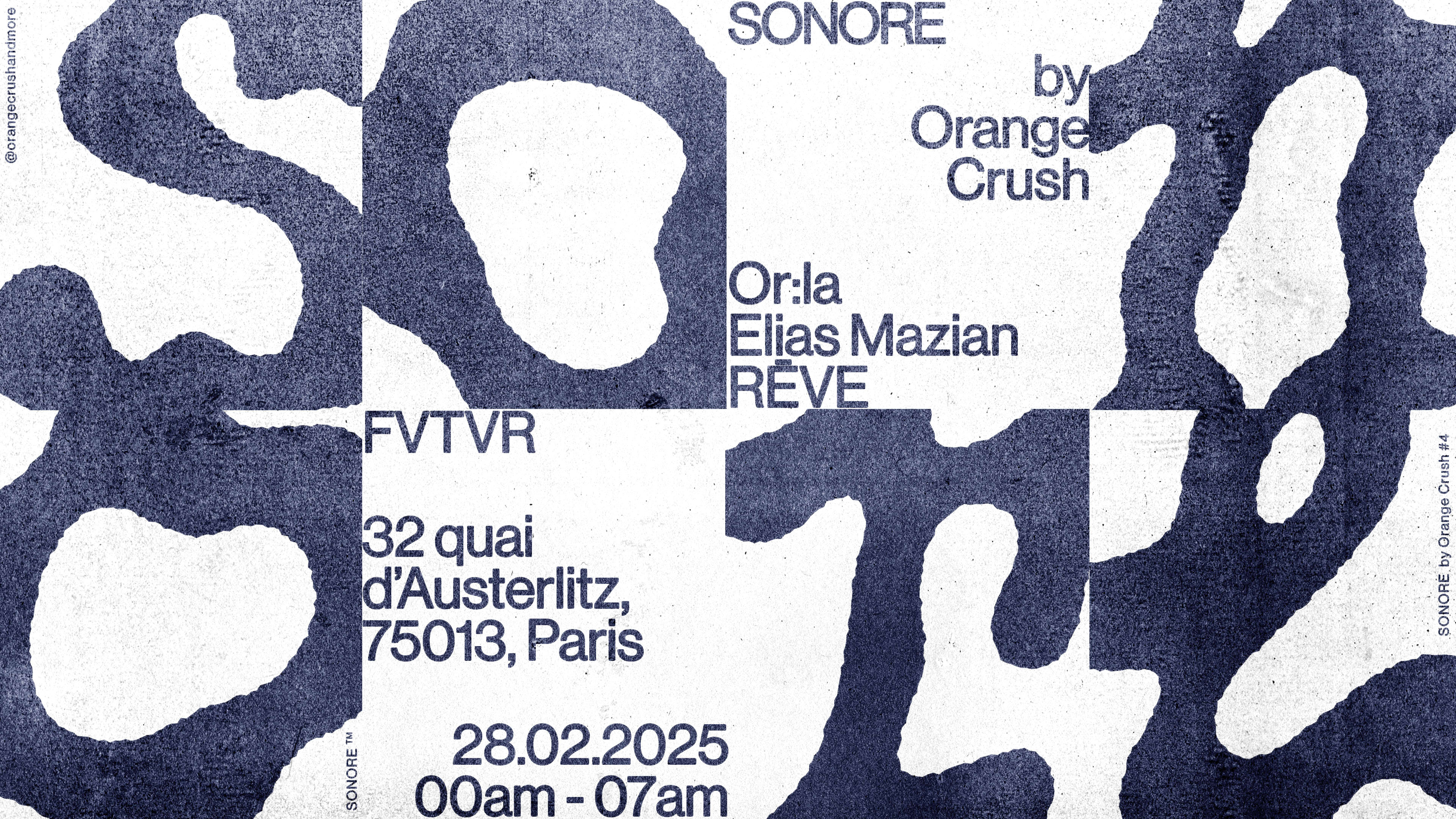 Sonore By Orange Crush : Or:La, Elias Mazian, Rēve
