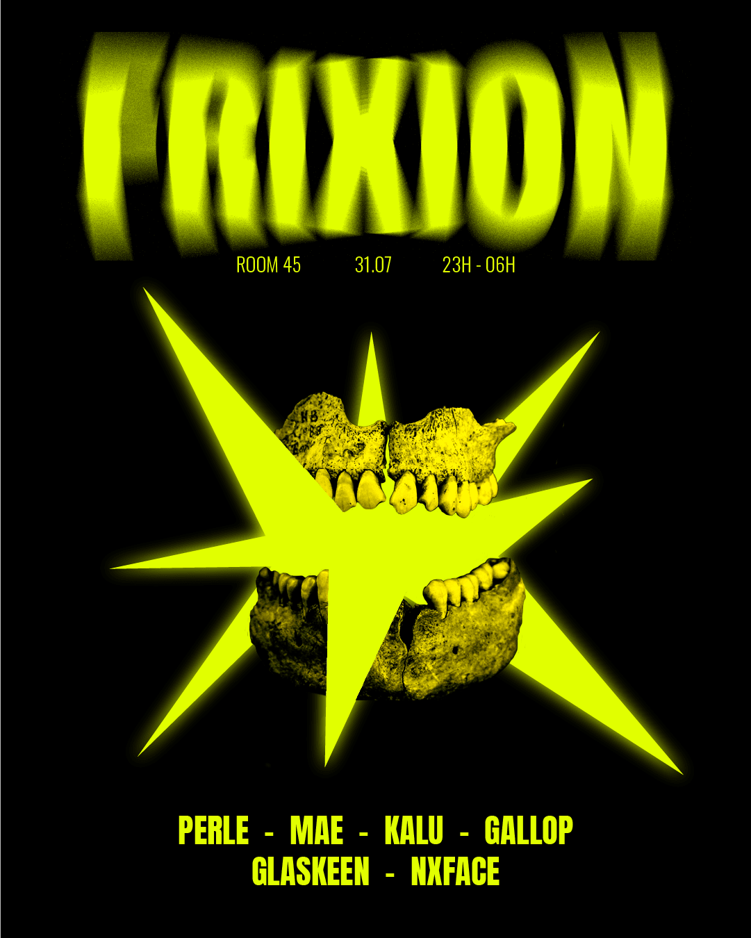 Frixion : Mae, Perle, Kalu, Nxface, Glaskeen, Gallop