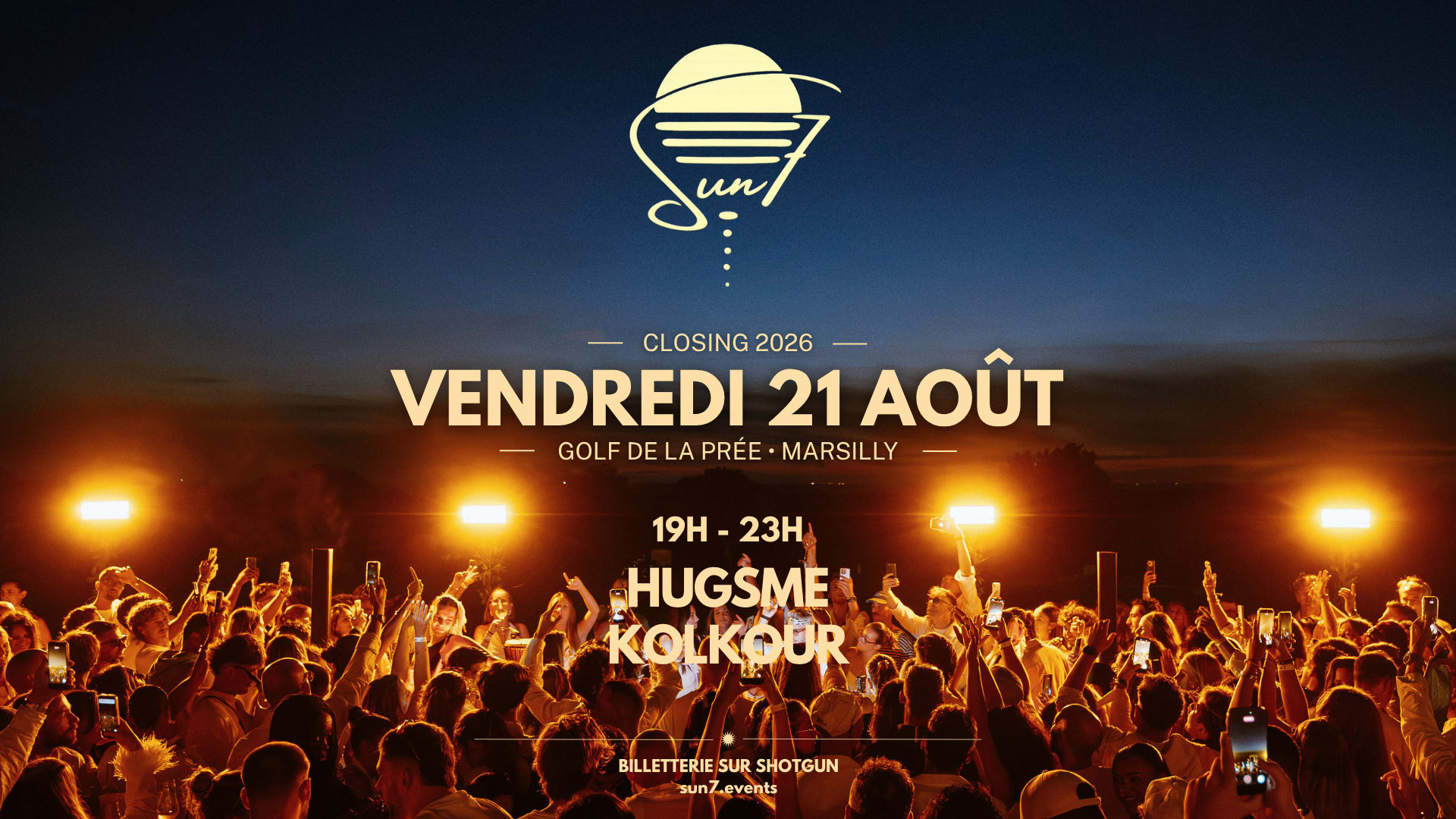 Sun7 Closing 2026 - Golf De La Prée - 21 Août 2026