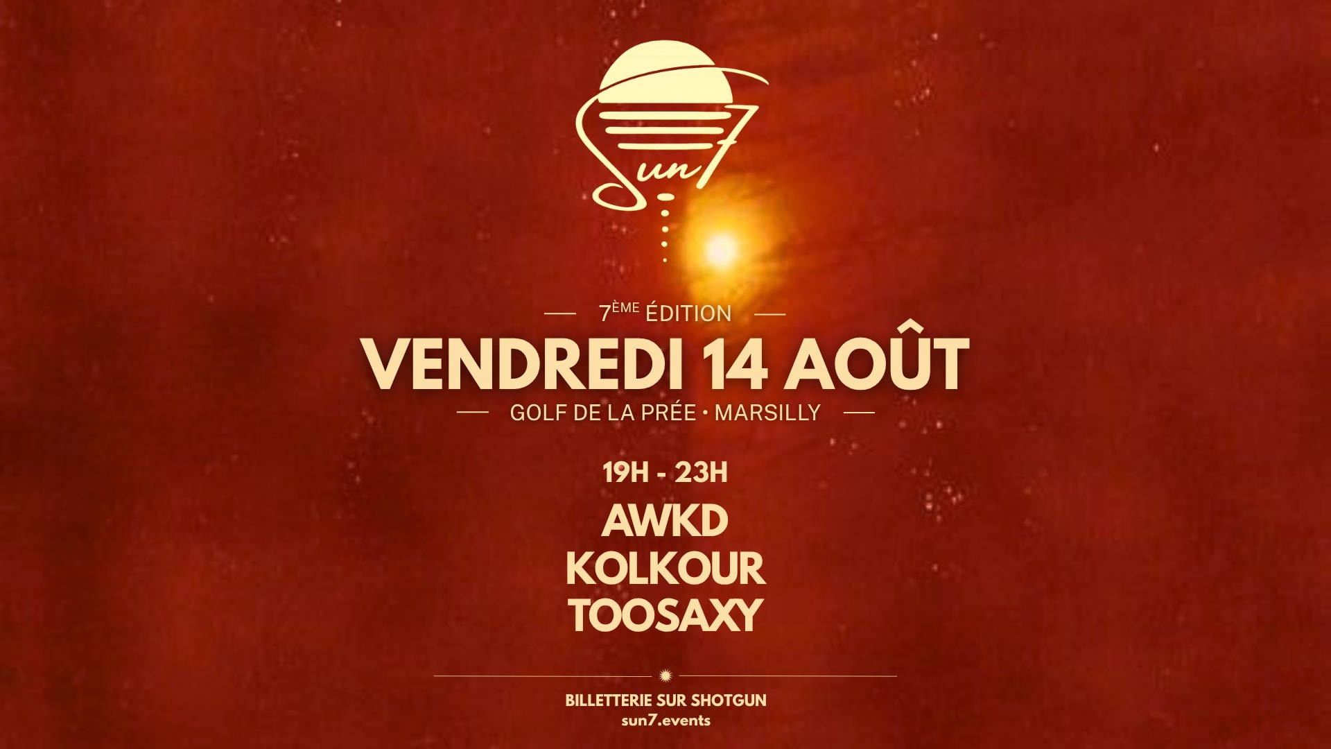 Sun7 #7 - Golf De La Prée - 14 Août 2026