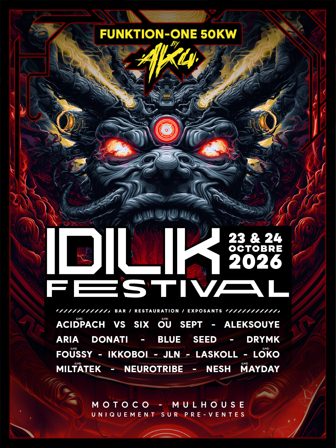 Idilik Festival 2026 - Motoco Mulhouse
