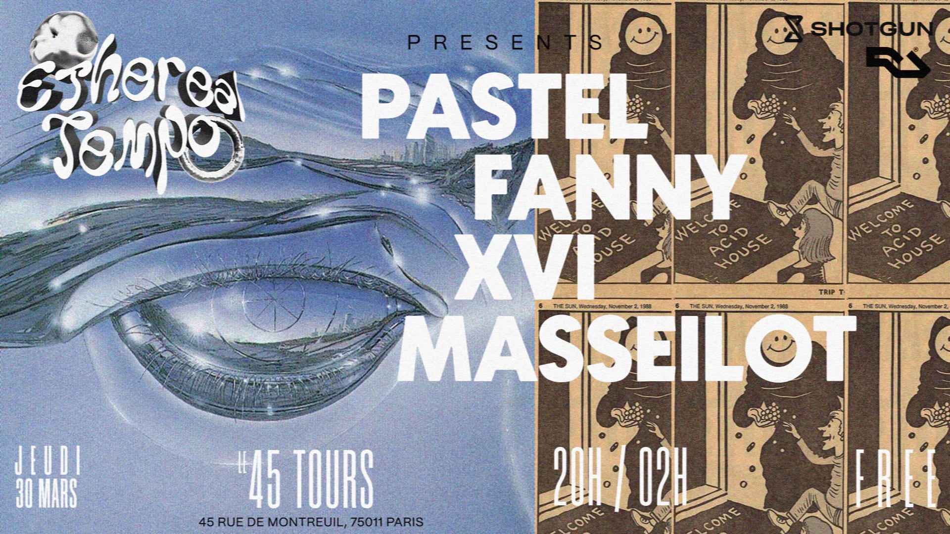 Ethereal Tempo Invite Pastel, Fanny, XVI & Masseilot