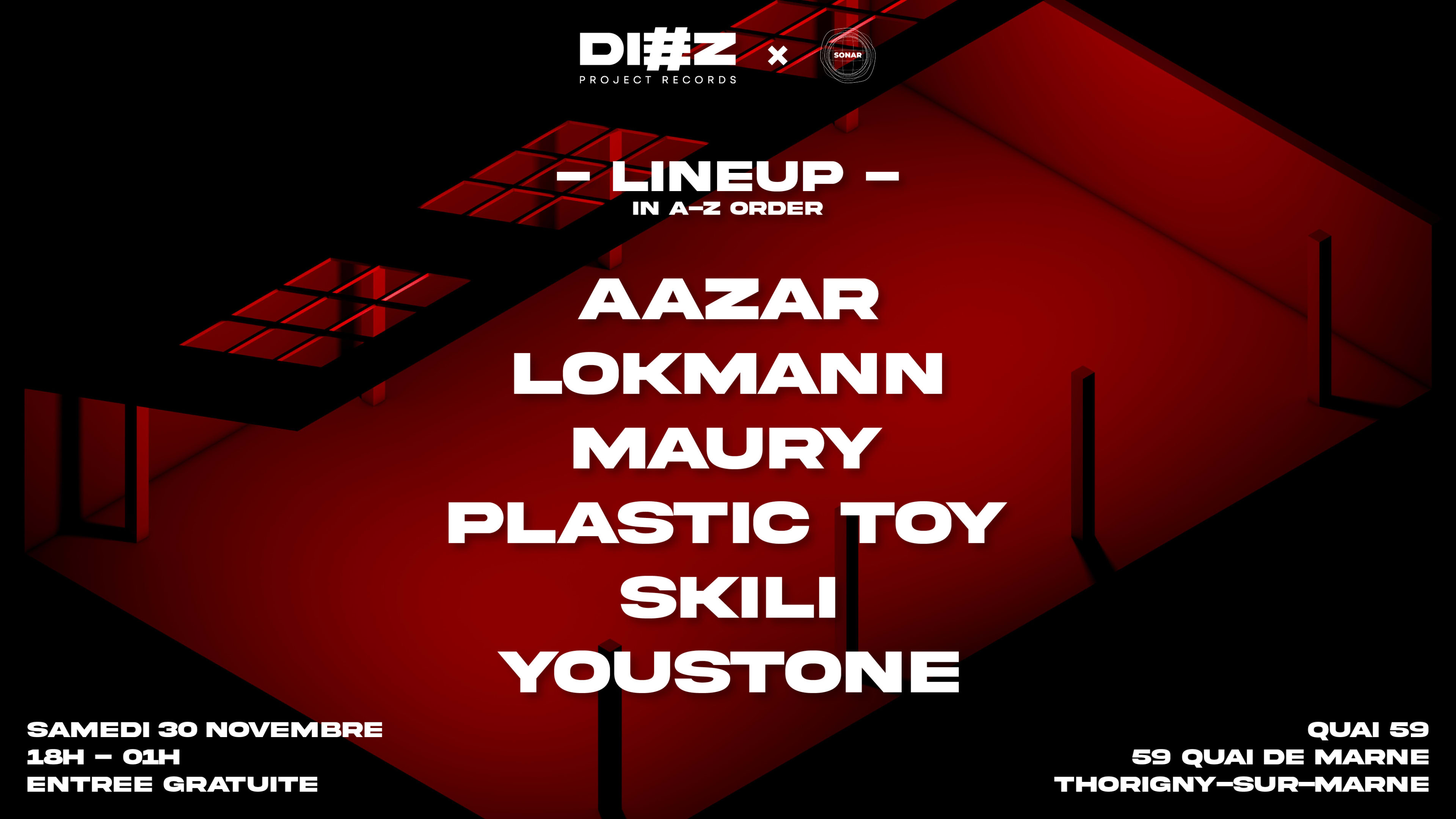 Diez Festival X Sonar Crew @ Quai 59