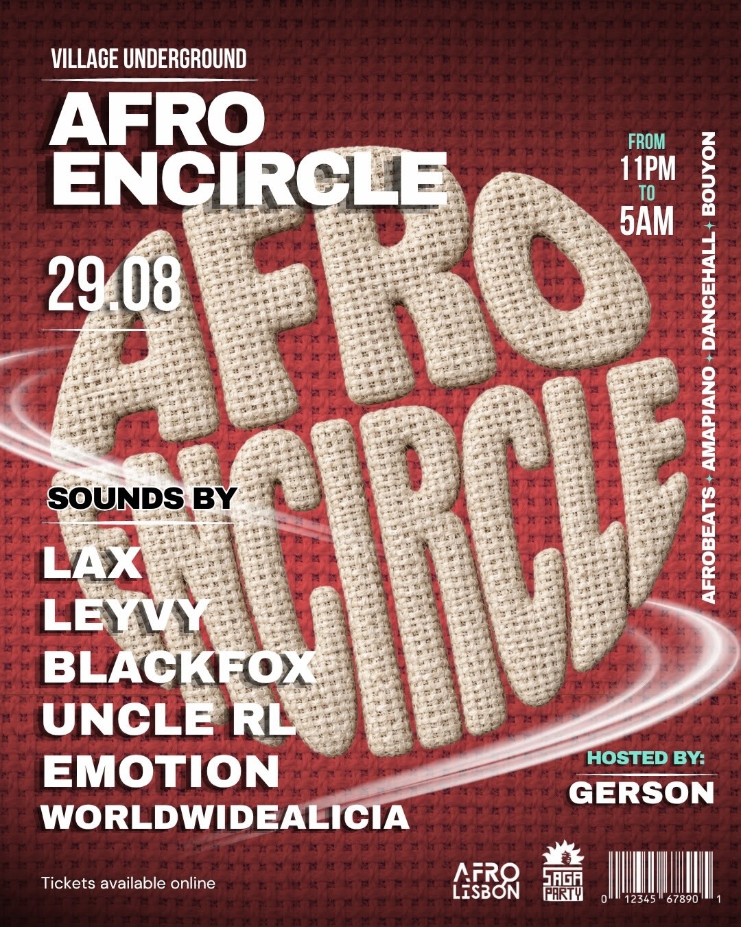 Afro Encircle: Sunset 2 Sunrise