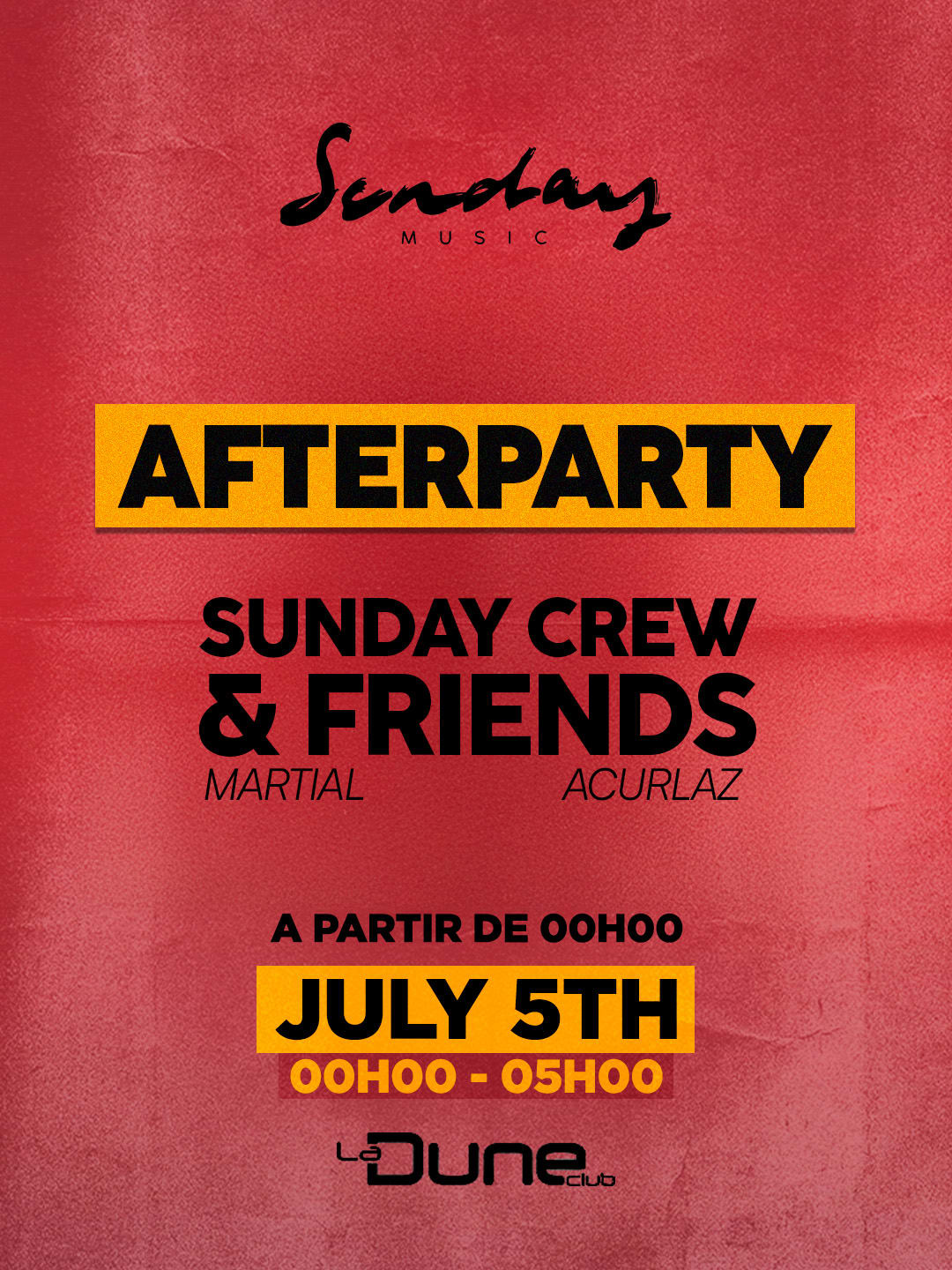 After Party - Sunday Music Arenes De Lunel - @Laduneclub