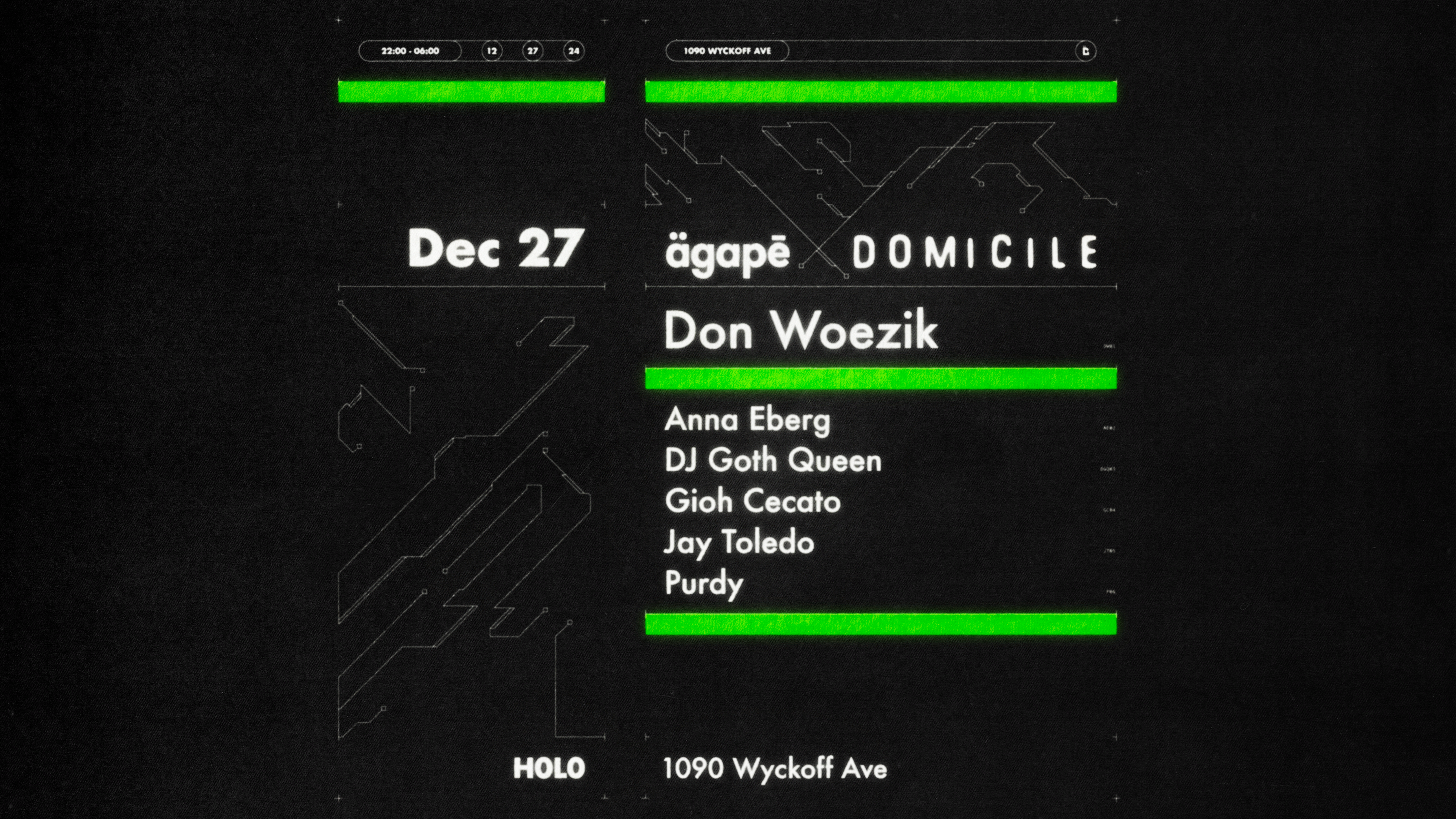 Agape X Domicile : Don Woezik
