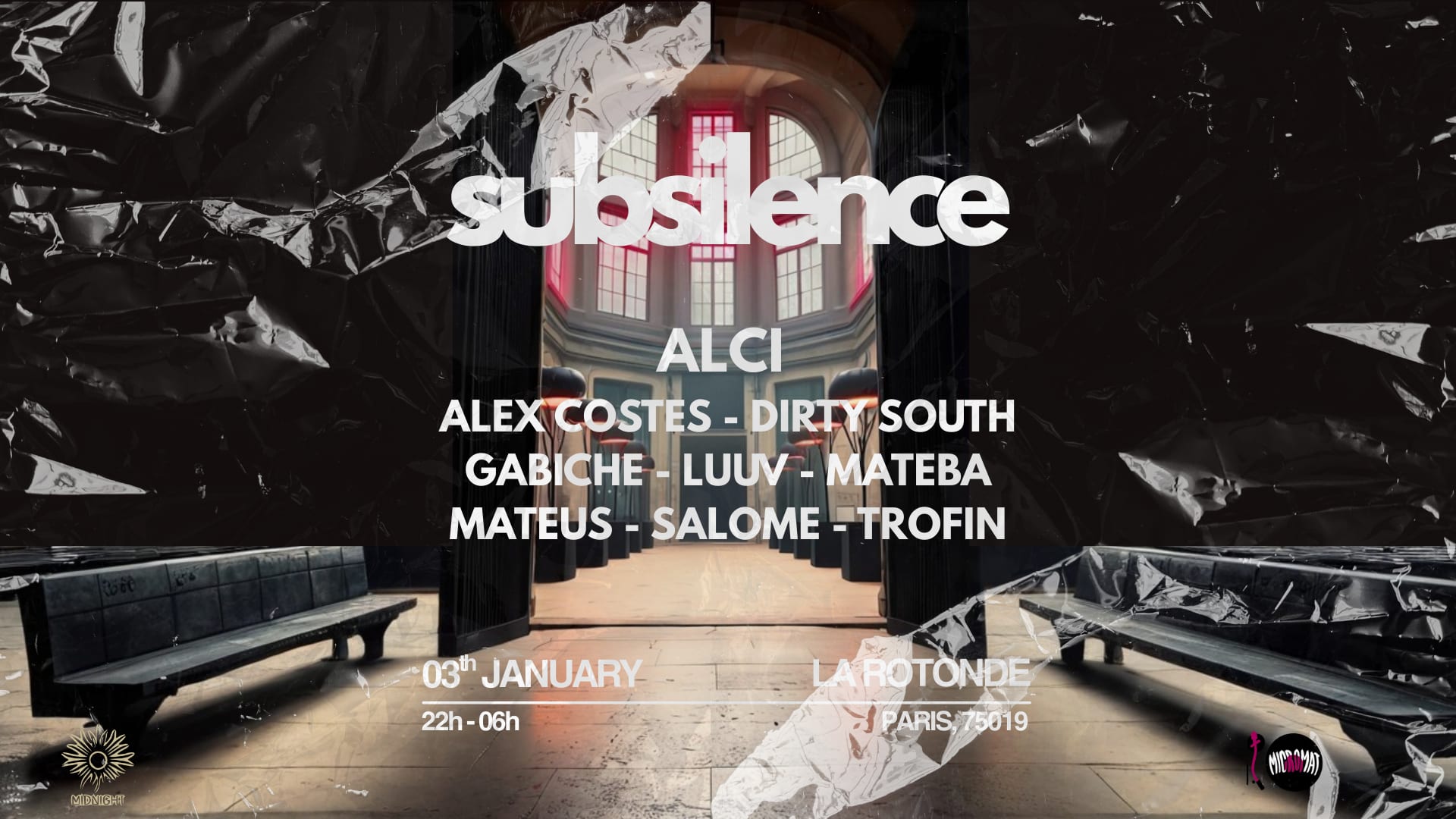 Places Dispo A L'entree : Subsilence · Rotonde Xxl