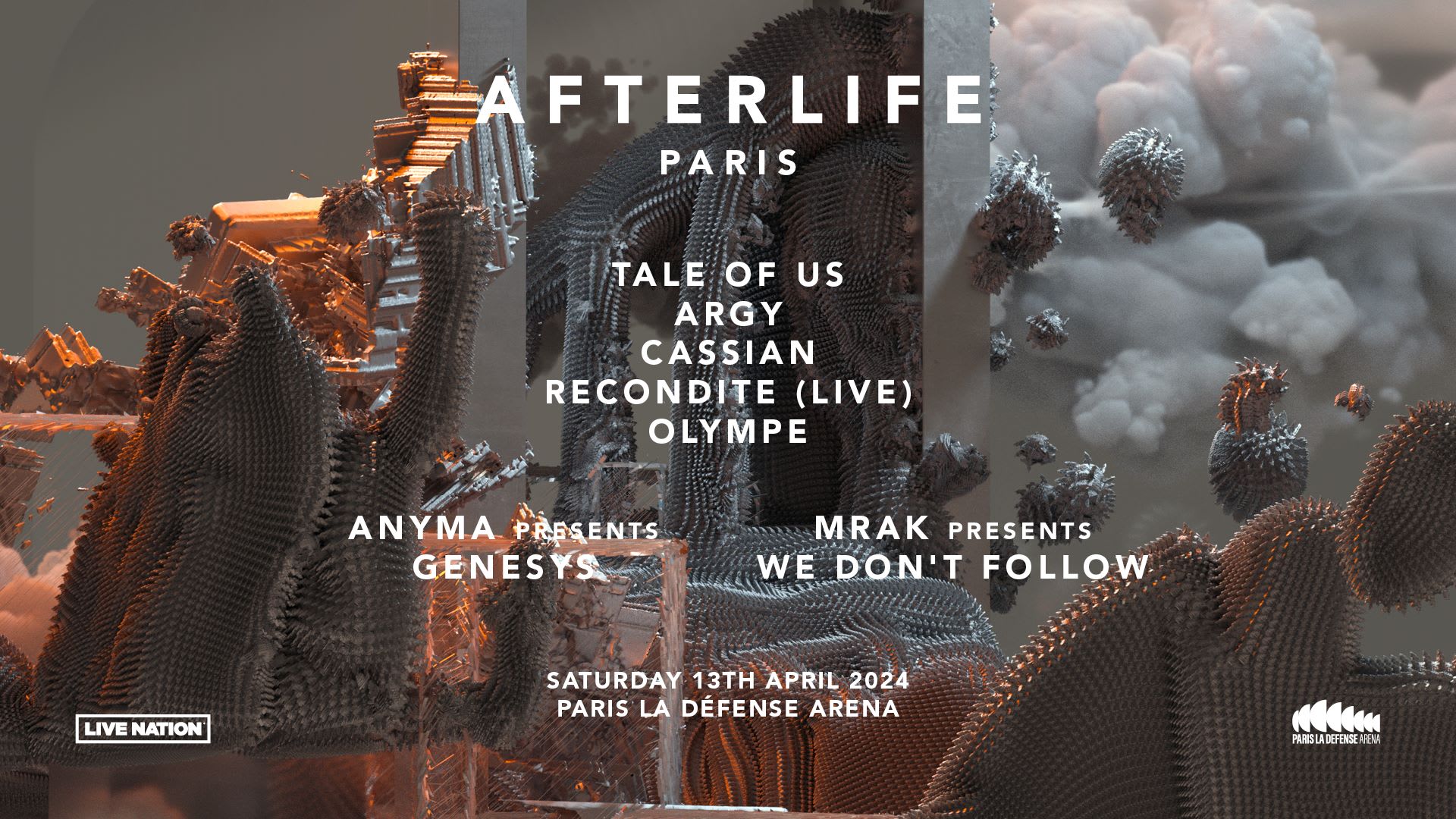 Afterlife 2024 : Paris La Defense Arena