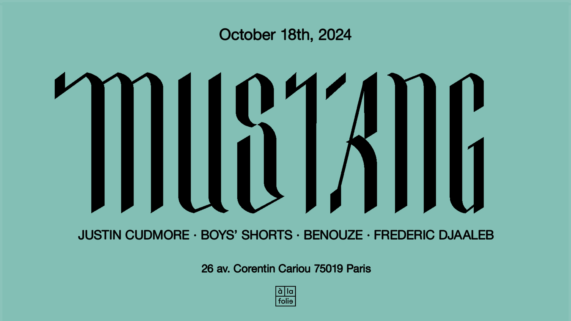 Mustang · Brooklyn, Athènes, Paris