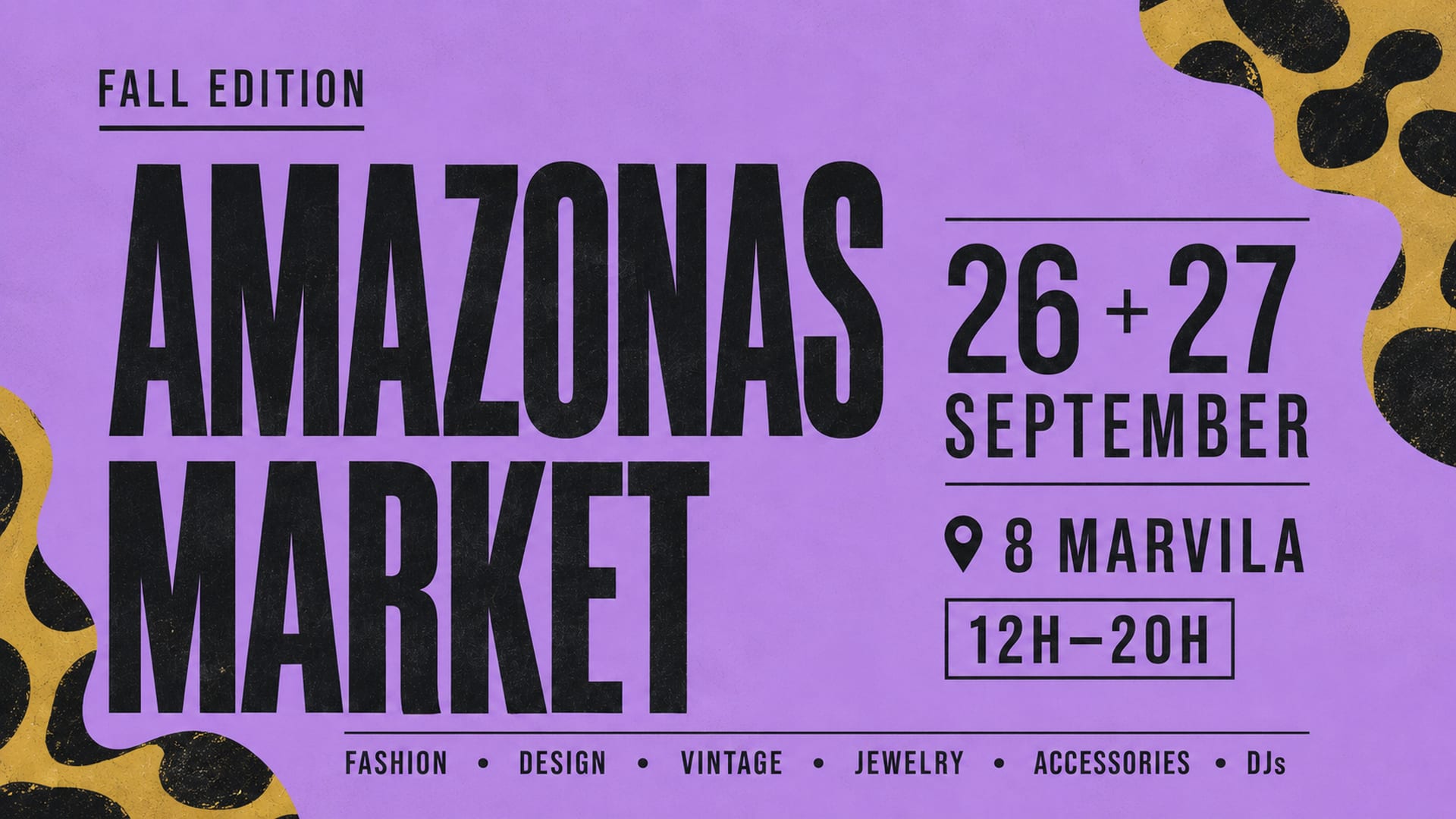 Amazonas Market - Fall Edition 26&27 Sept @8marvila