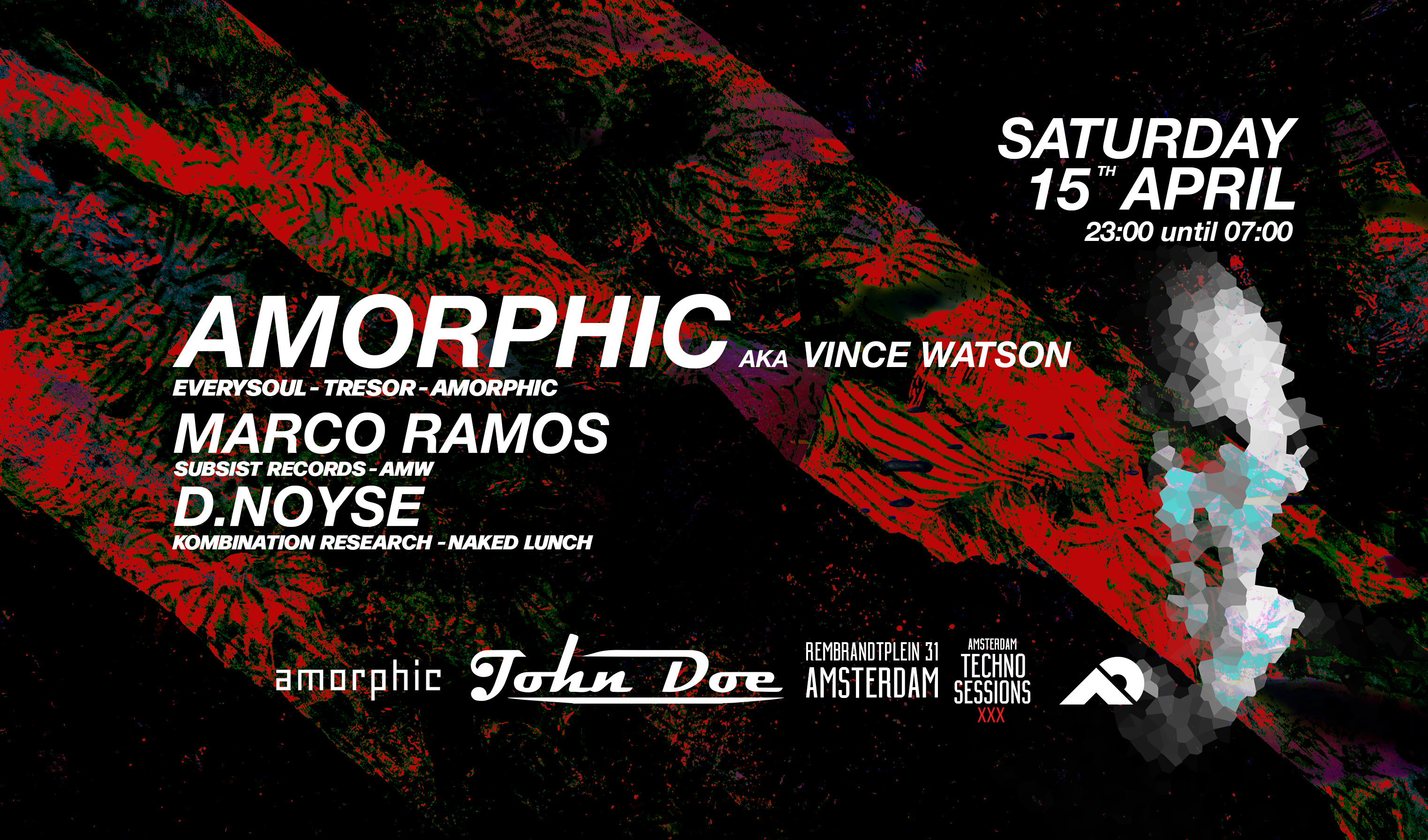 Amsterdam Techno Sessions W/ Amorphic Aka Vince Watson