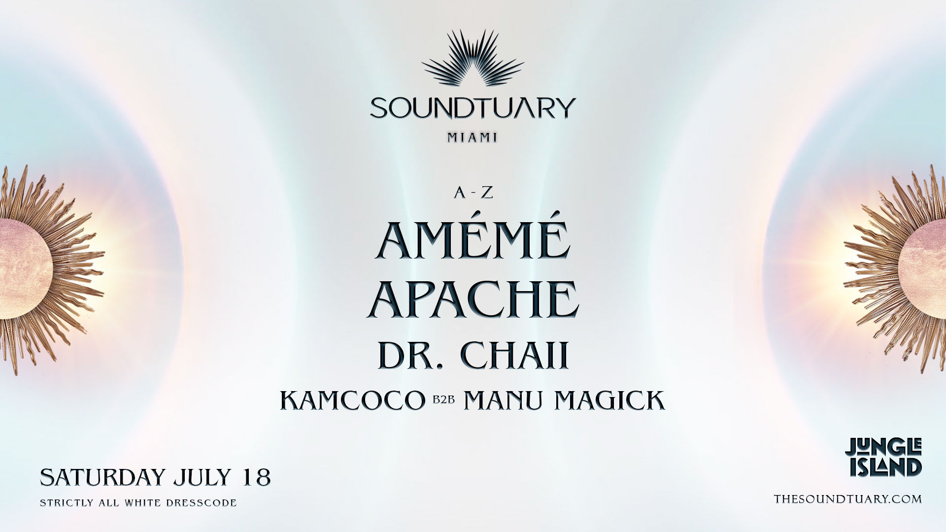 Soundtuary White Party - VIII Anniversary - Jungle Island