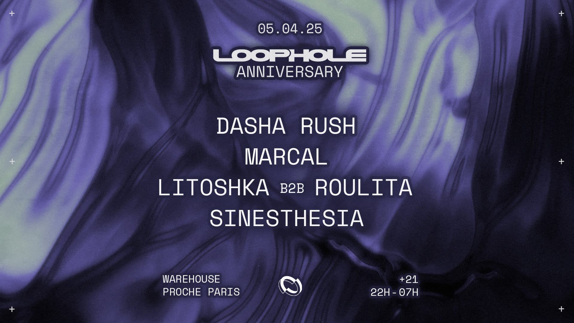 Loophole: Anniversary – Dasha Rush, Marcal & More