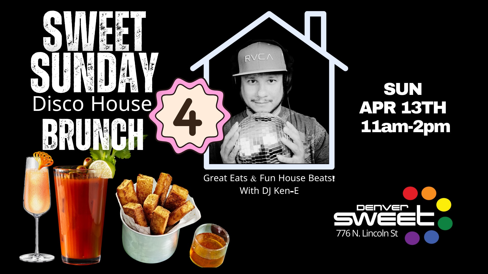 Sweet Sunday Disco House Brunch 4 (W/ Dj Ken-E) Nocover 4/13