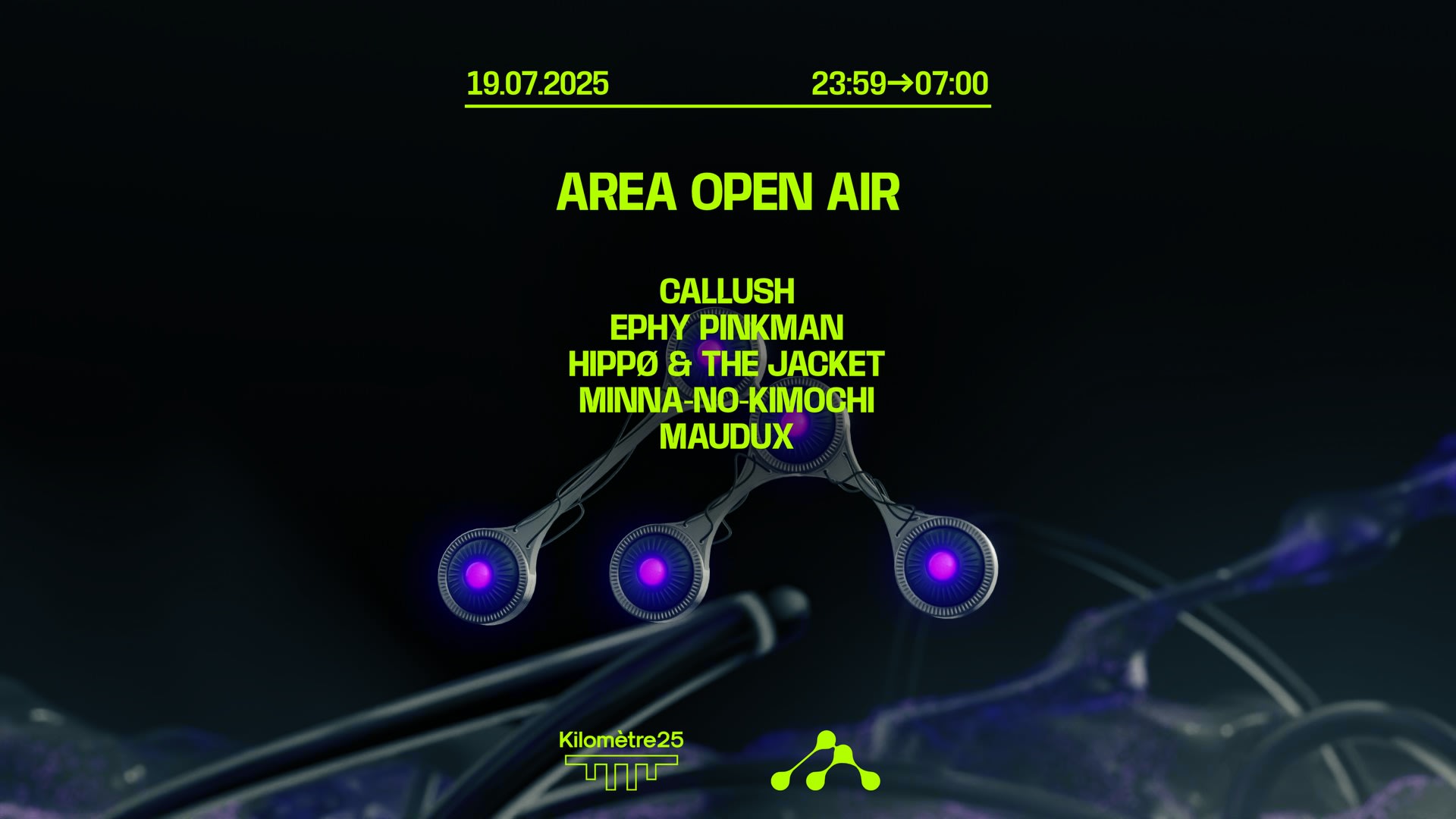 Area Open Air: Ephy Pinkman, Hippø & The Jacket, Callush