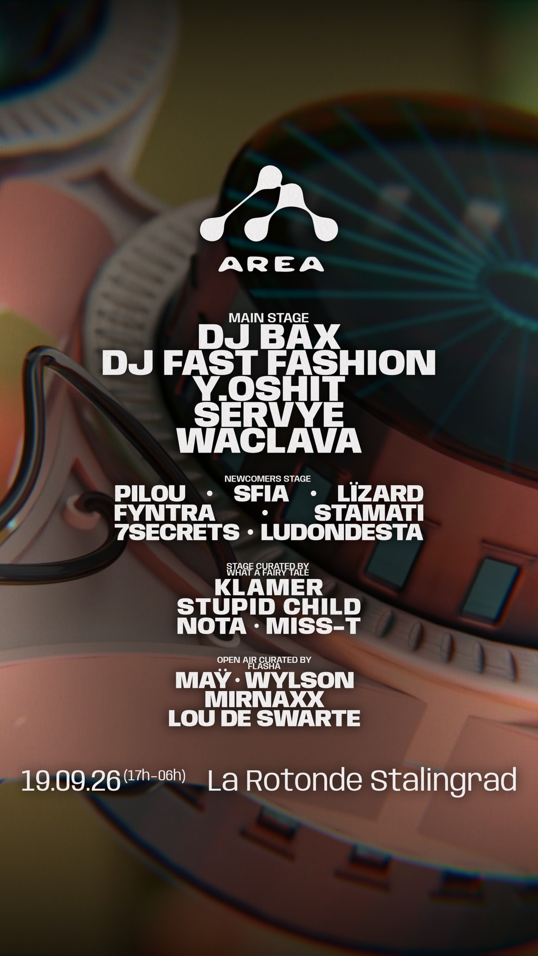 [Sold Out] - Area · Dj Bax · Y.Oshit & More