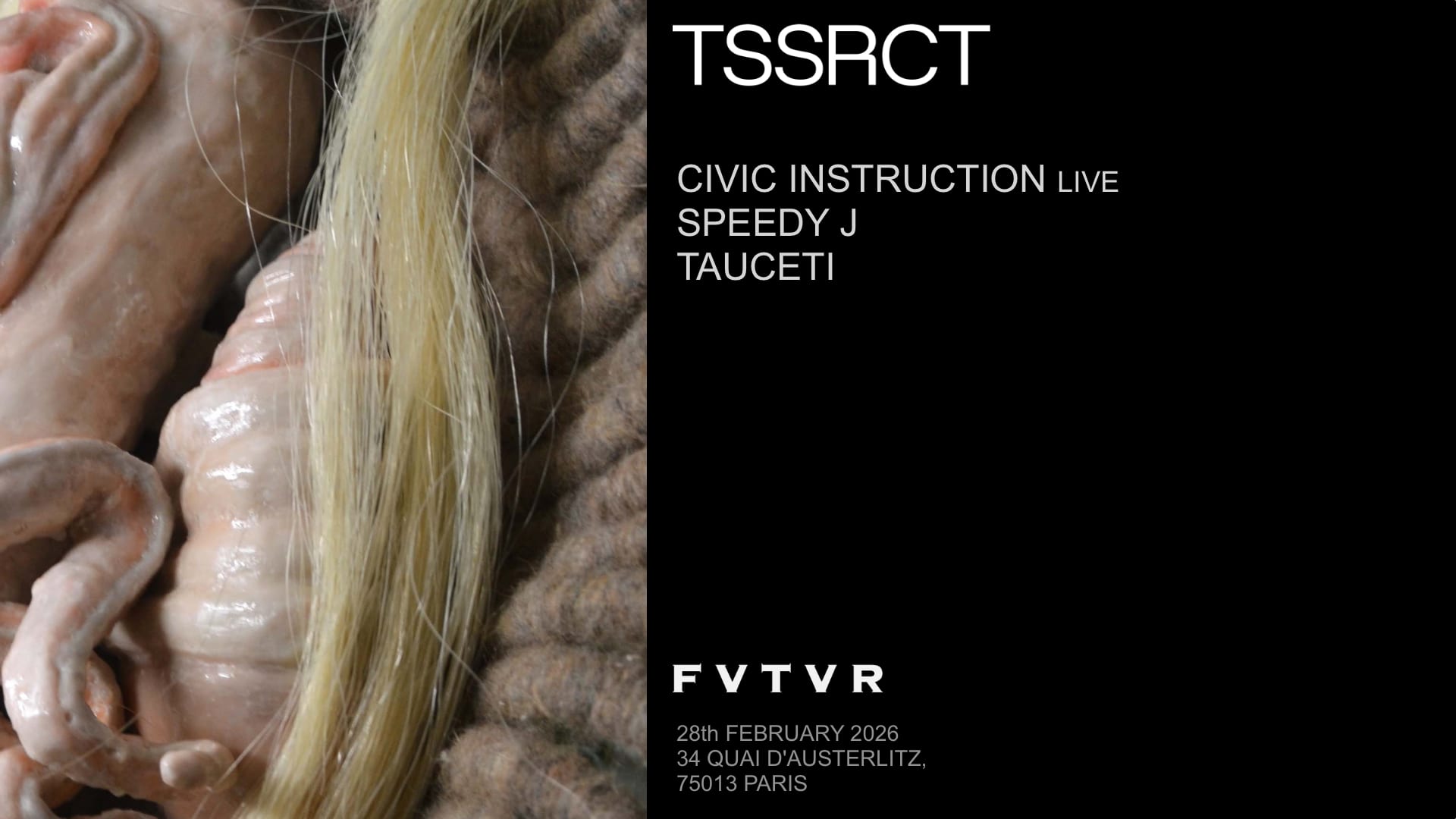 Tssrct Night: Speedy J, Civic Instruction, Tauceti