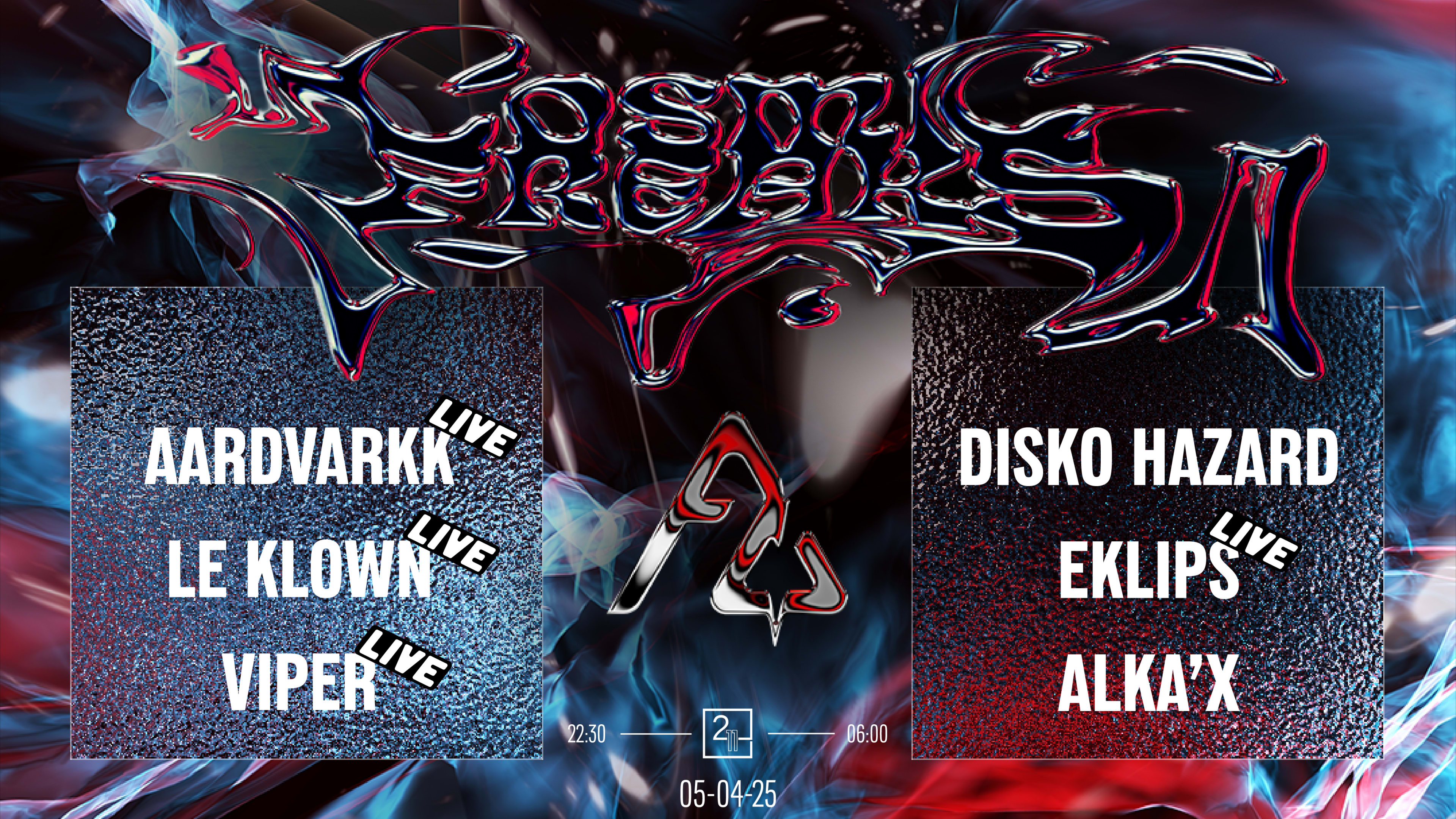 Cosmic Freaks - Aardvarkk, Le Klown, Viper, Disko Hazard