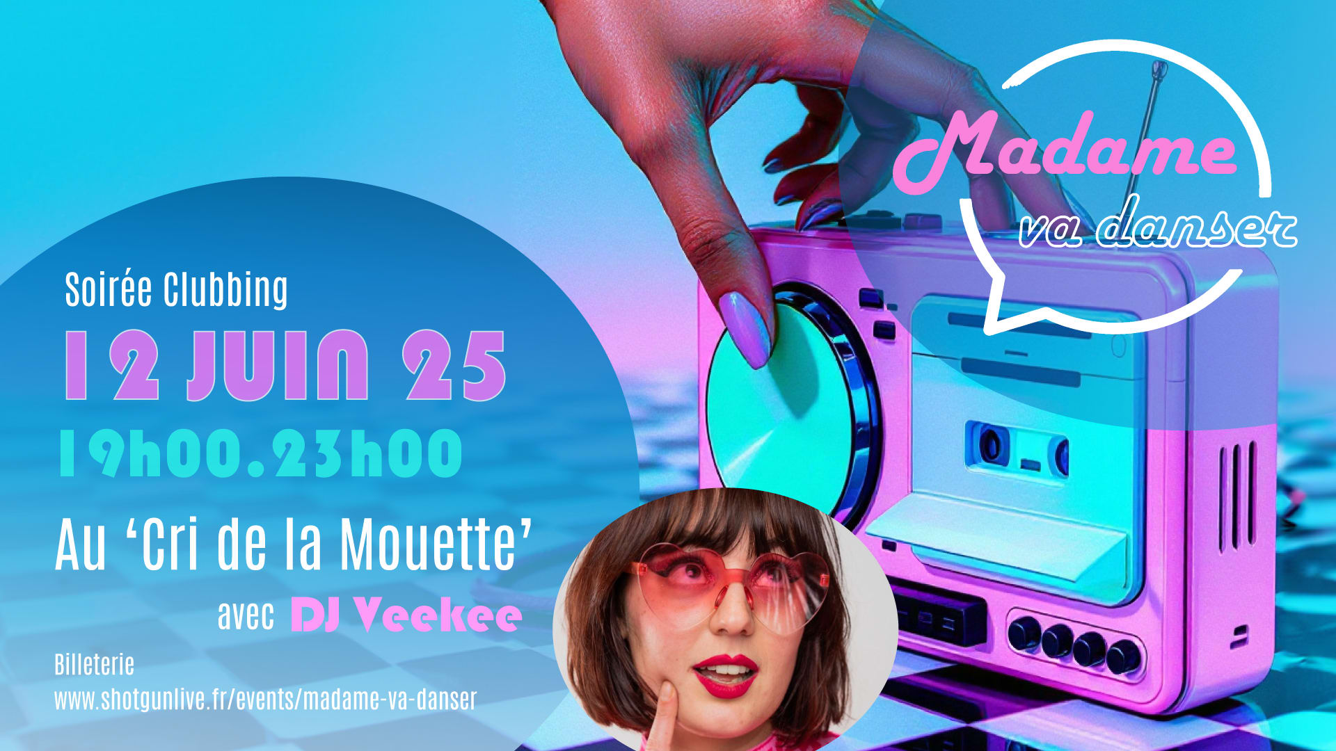 Madame Va Danser (19h À 23h) + After (23h À 05h)
