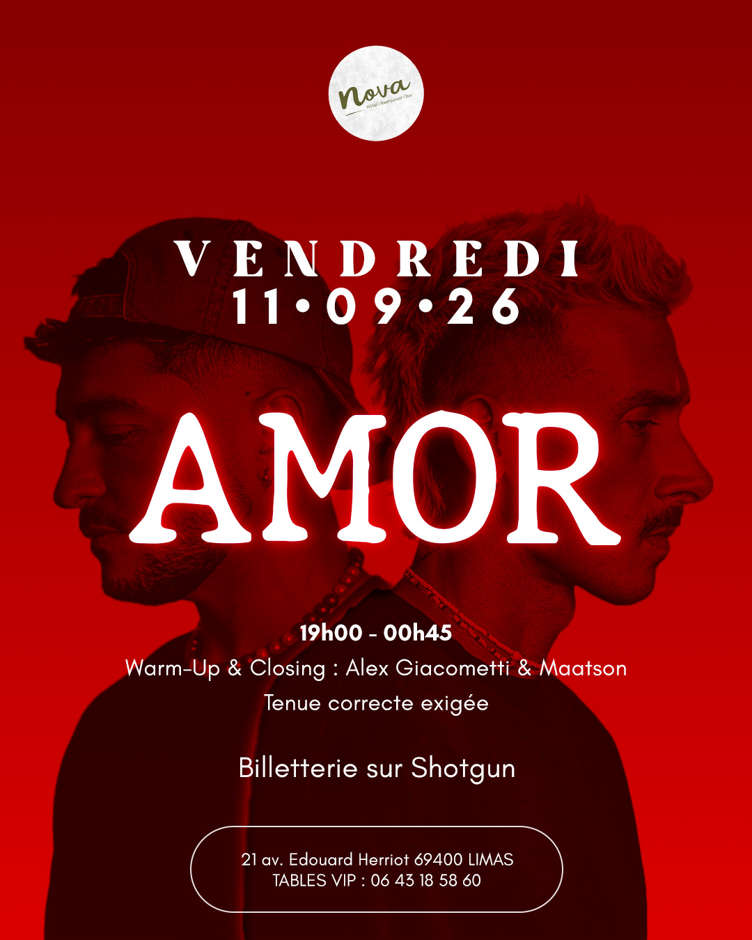 Amor @ Nova Hôtel Restaurant