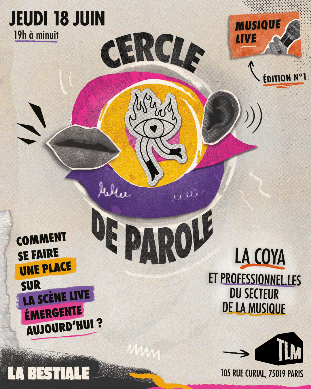 Cercle De Parole #1 - La Scène Live Émergente