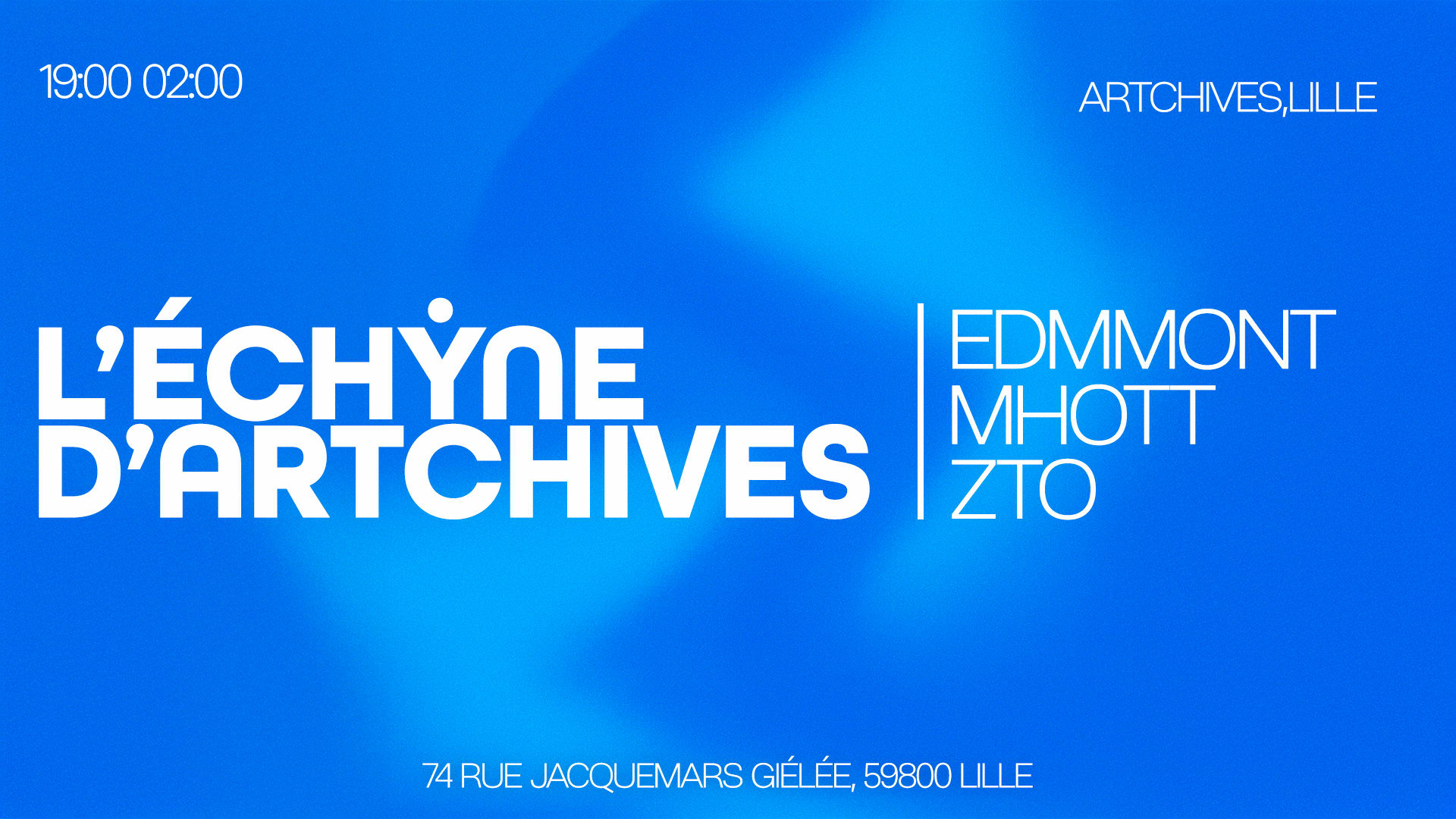 L'échyne D'artchives : Zto, Edmmont, Mhott
