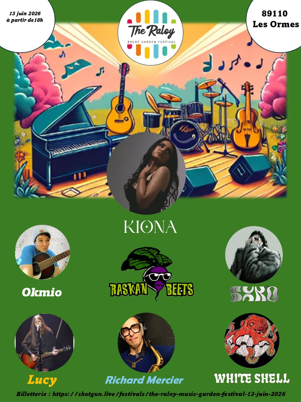 The Raloy Music Garden Festival - 13 Juin 2026