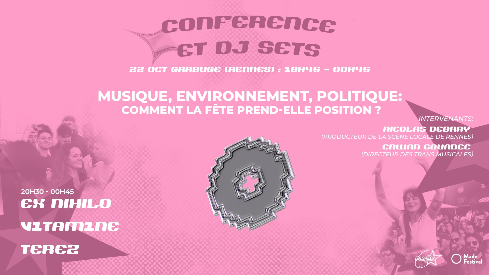 Fly2k X Hexer : Conférences & Dj Sets