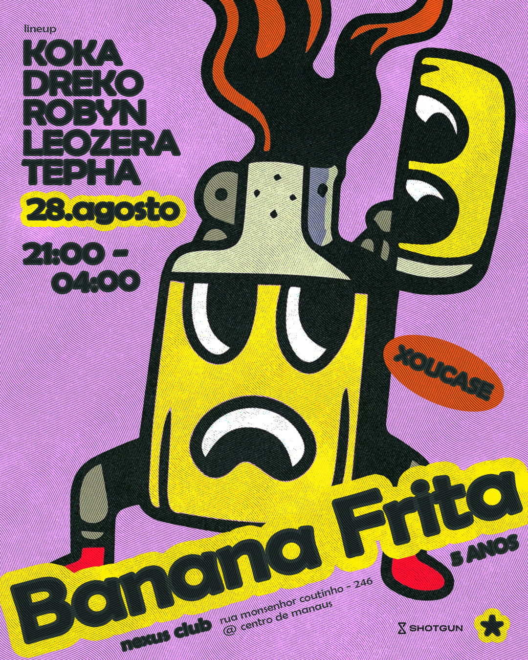 Banana Frita Xoucrazy 28.08 - Centro, Manaus