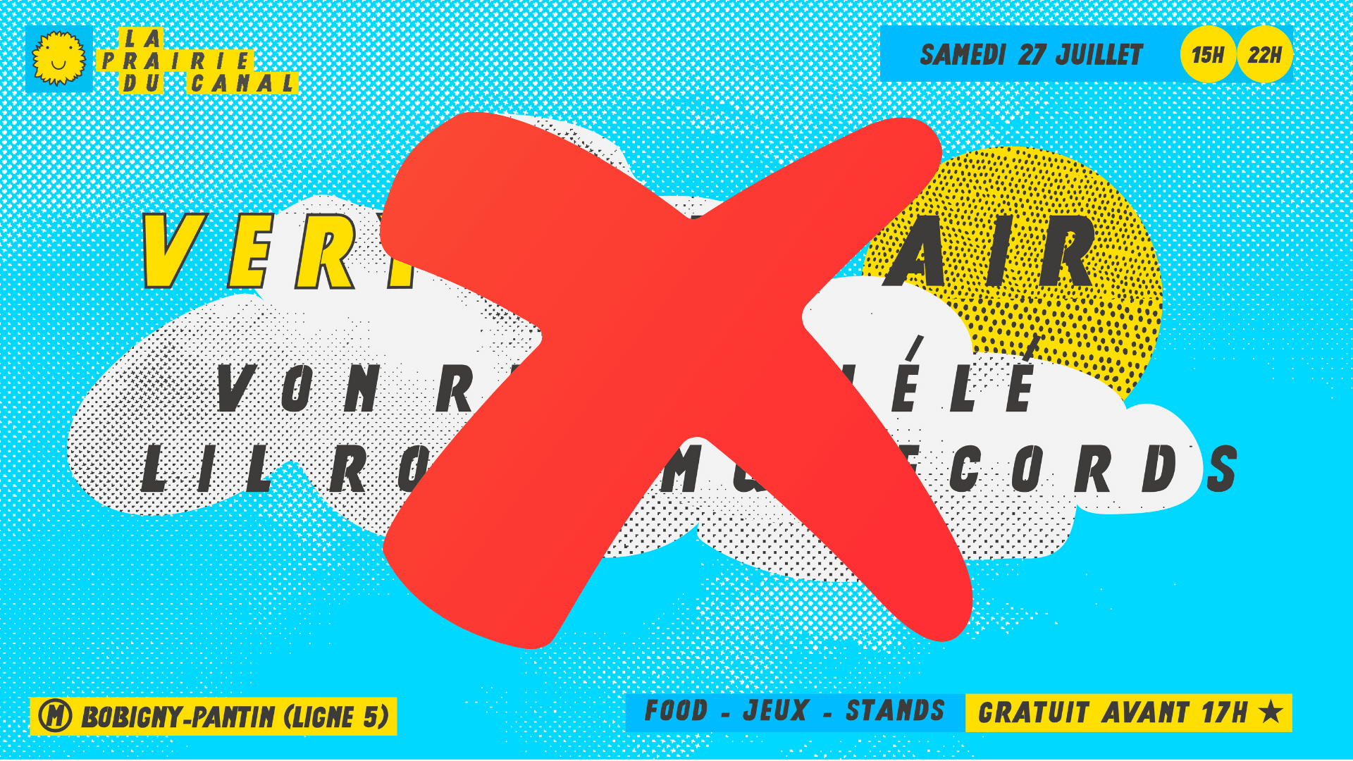 Annulé : Very Open Air : Von Riu • Célélé • Lil Rosy •