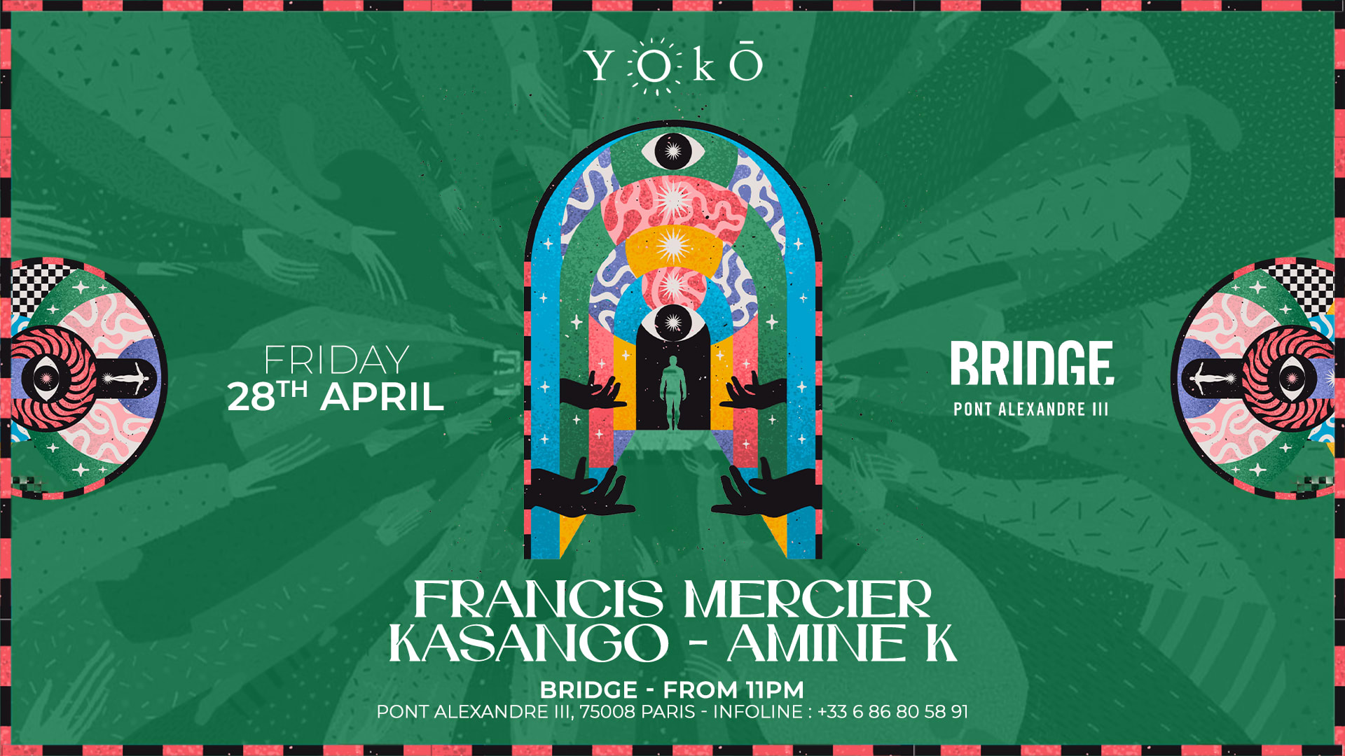 Yoko Present Francis Mercier, Kasango & Amine K