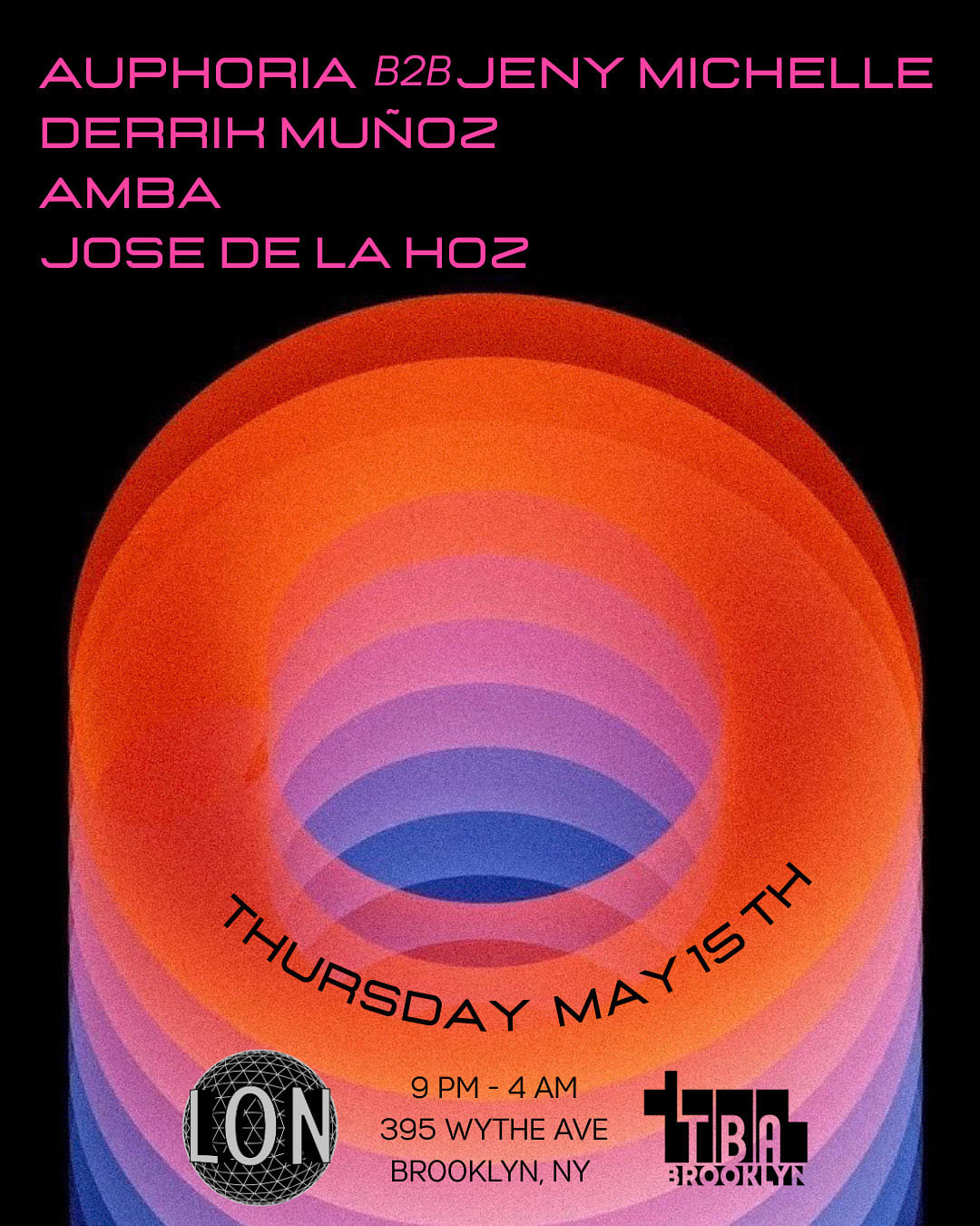 Lon: Auphoria,Jeny Michelle,Derrik Muñoz,Amba,Jose De La Hoz