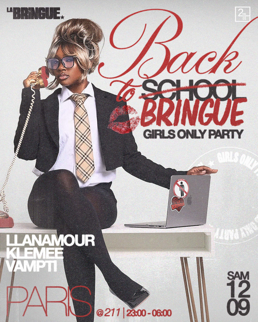 Back 2 Bringue - Girls Only - Paris