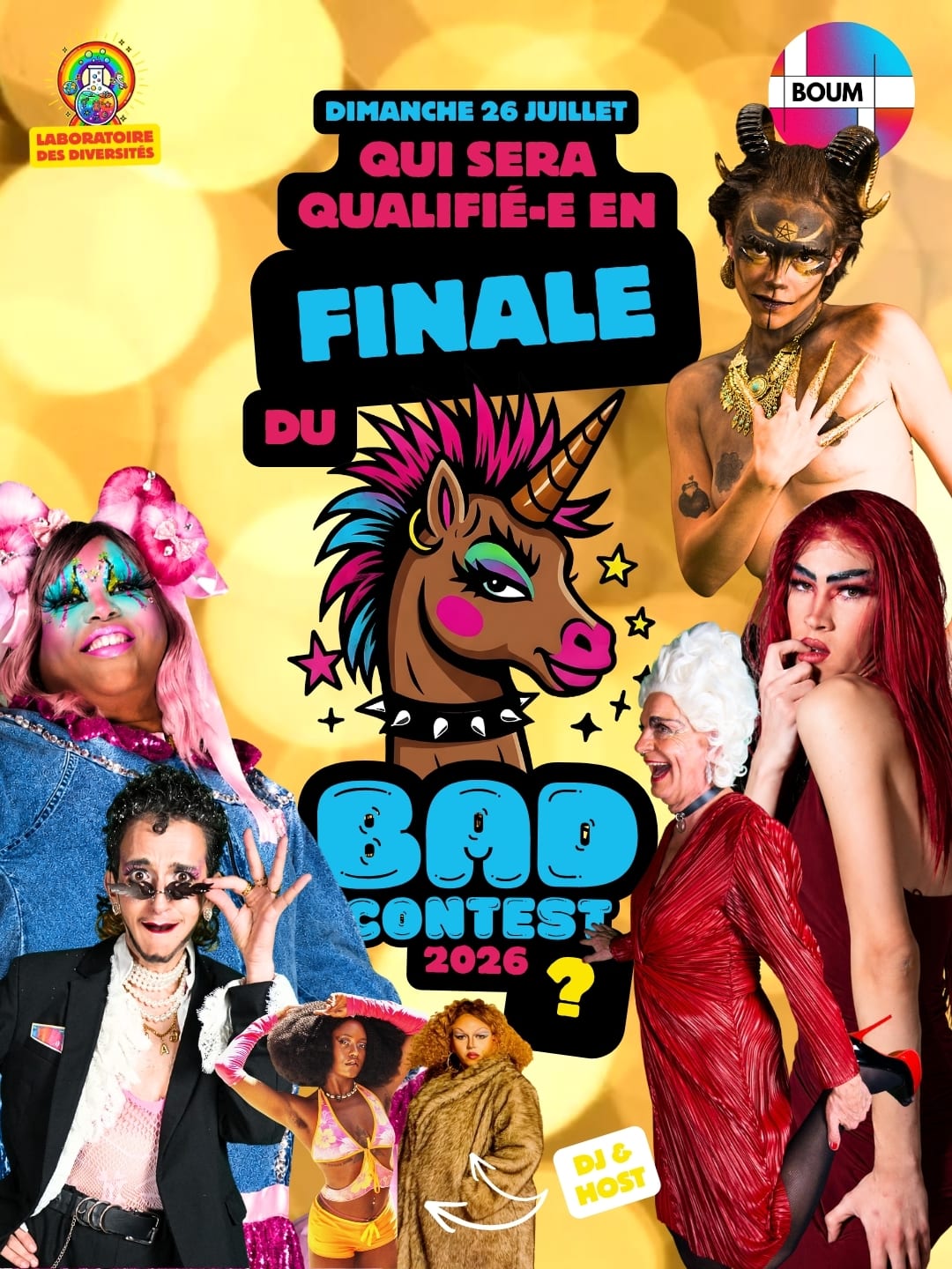 Boum Academy Drag Contest 2026 - Bad Contest-Tiers De Finale