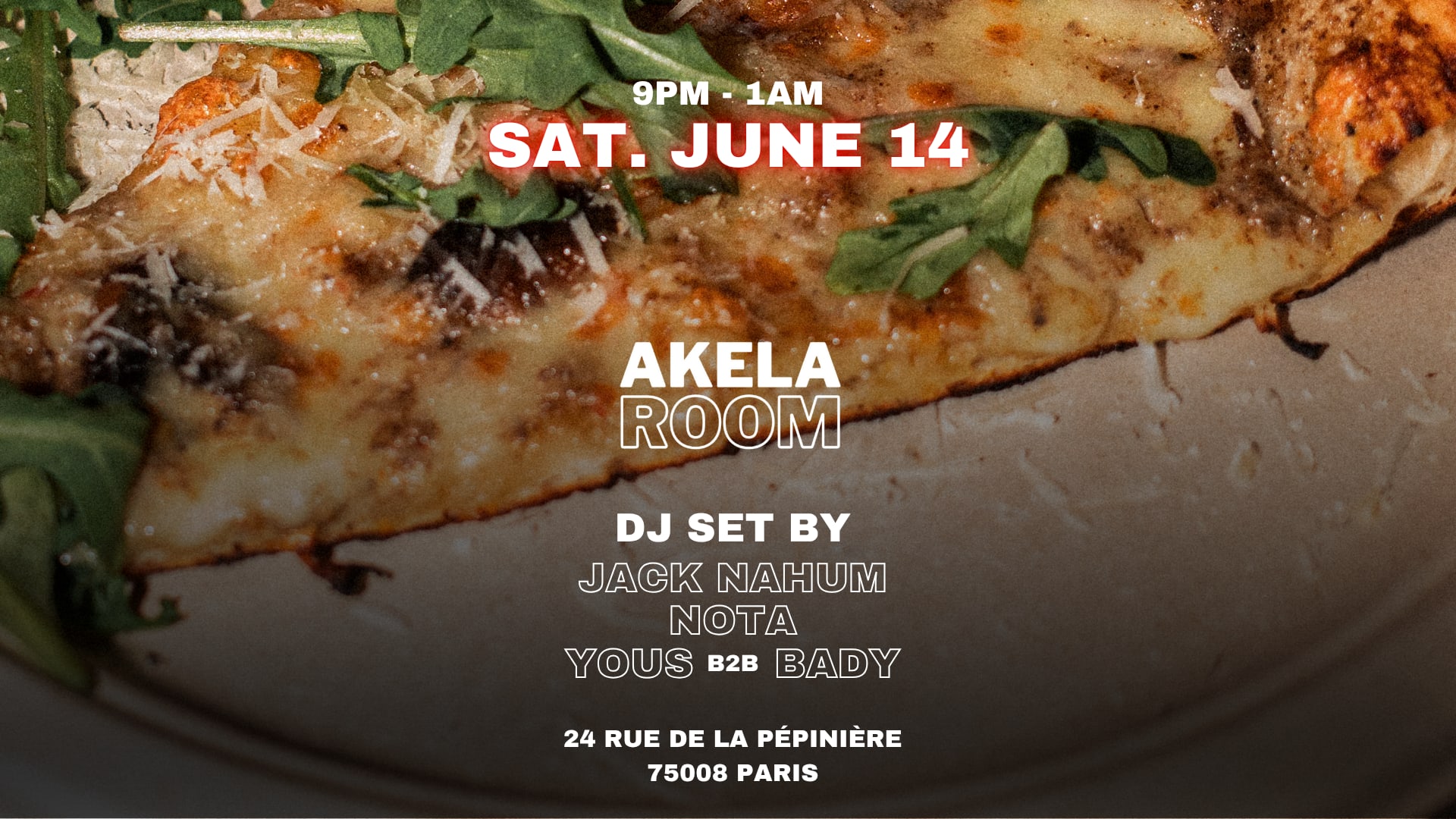 Akela Room X Slice Pizza Club